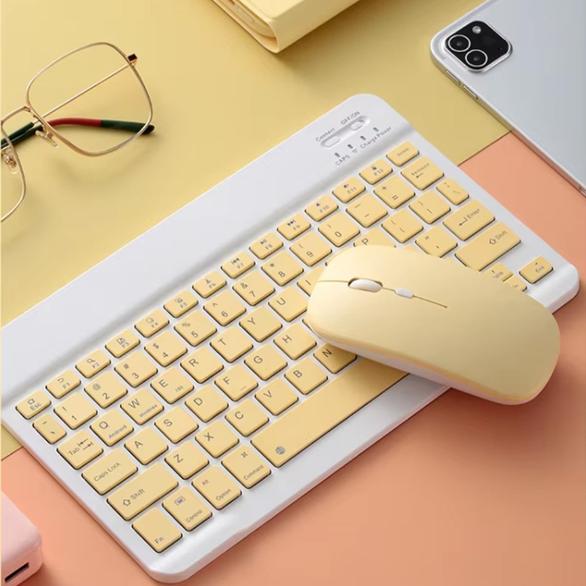 Uray store KYB71 Kablosuz Klavye Mouse Set - Siyah