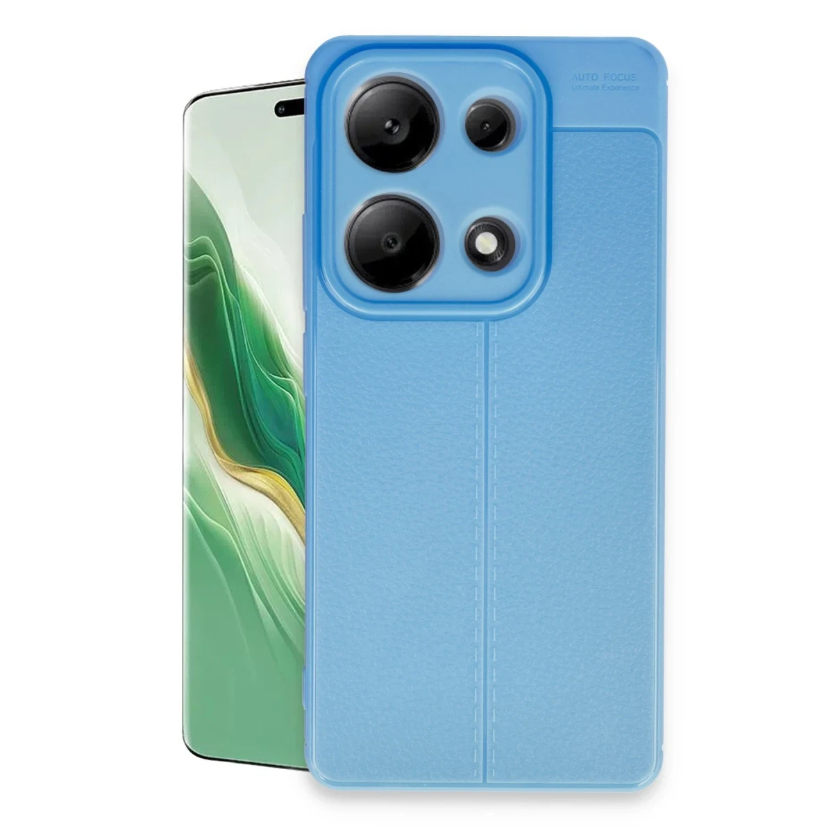Newface Xiaomi Redmi Note 13 Pro 4G Kılıf Auto Focus Kapak - Mavi