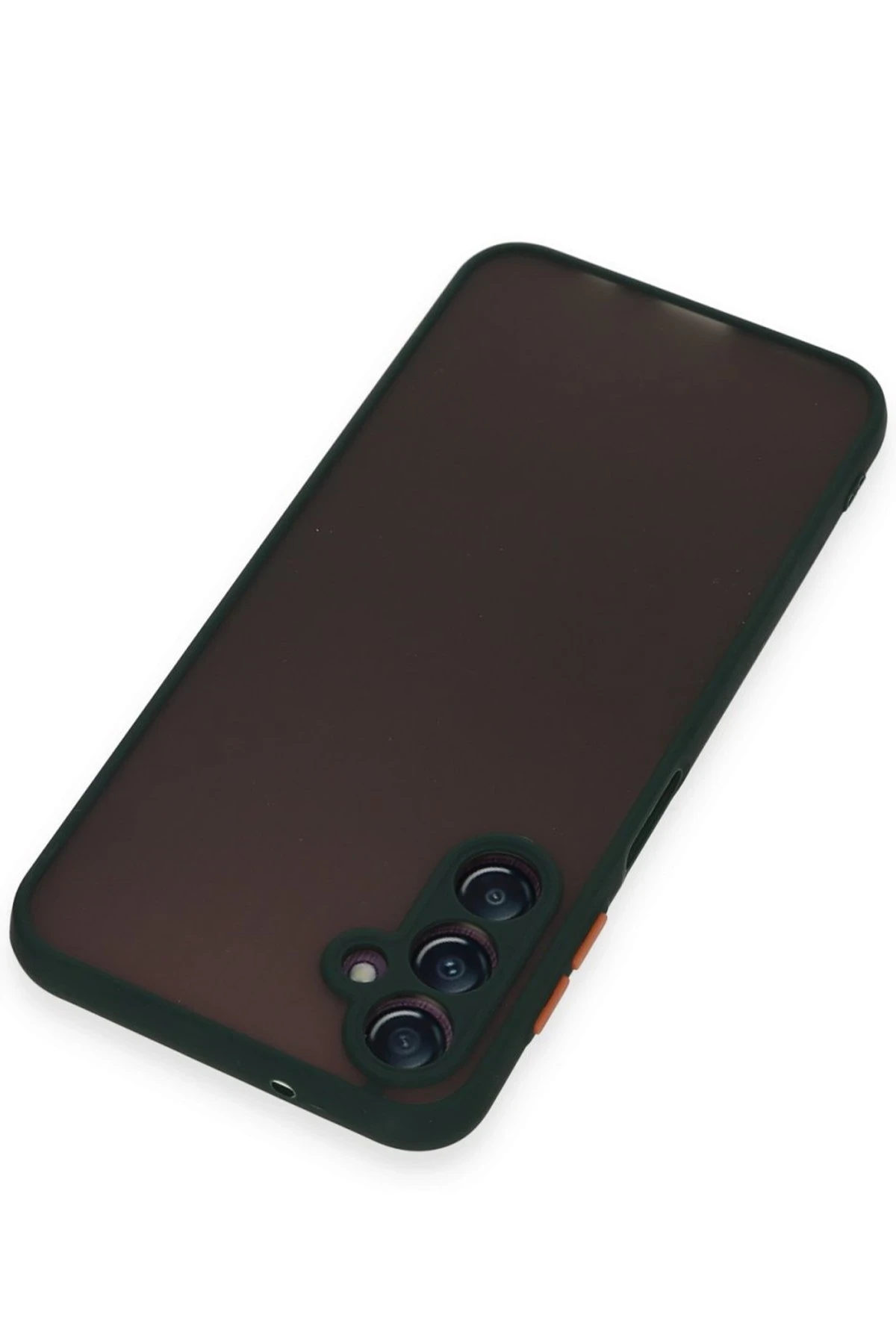 Newface Samsung Galaxy A15 4G Kılıf Montreal Silikon Kapak - Yeşil