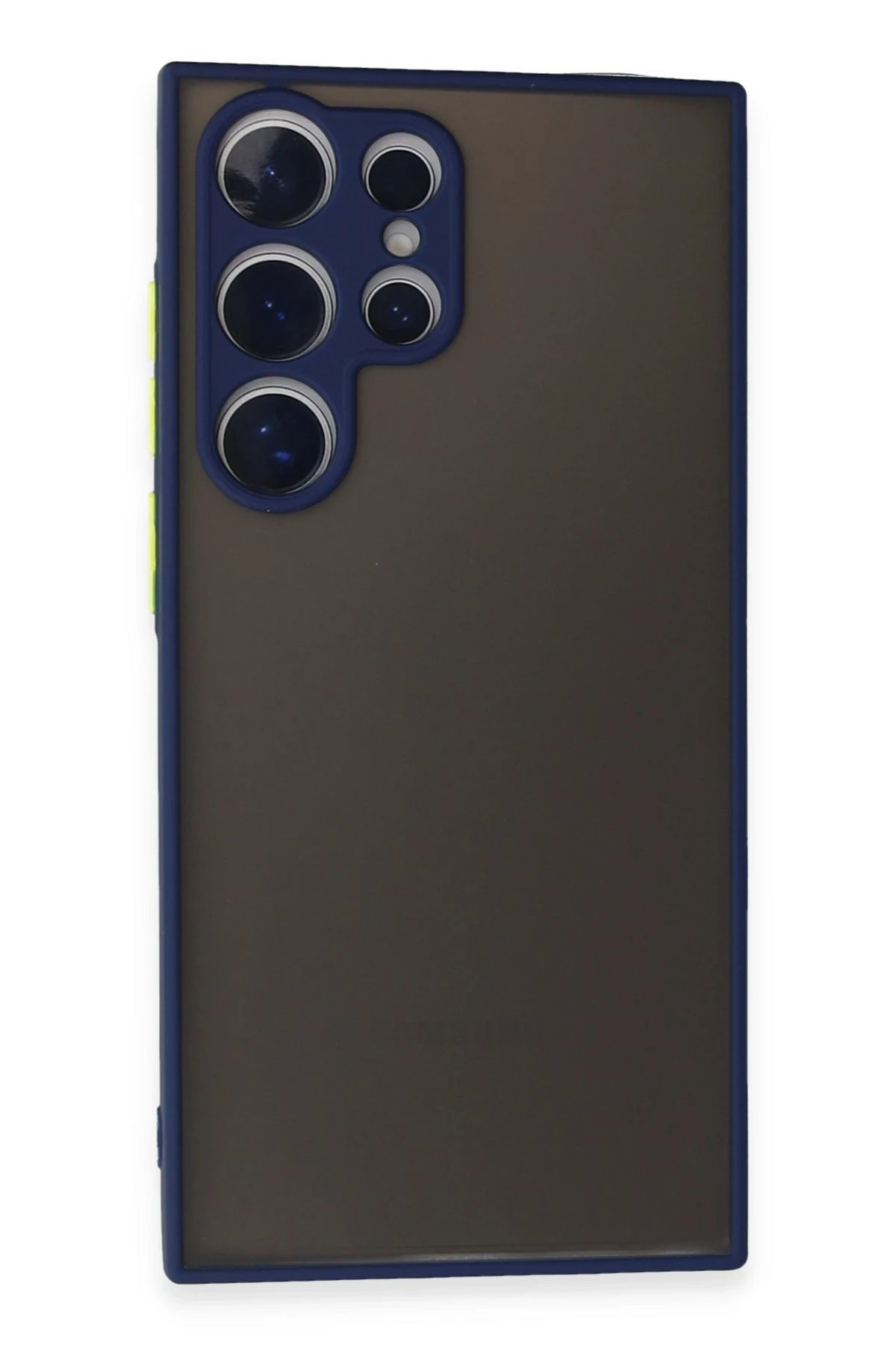 Newface Samsung Galaxy S24 Ultra Kılıf Montreal Silikon Kapak - Lacivert