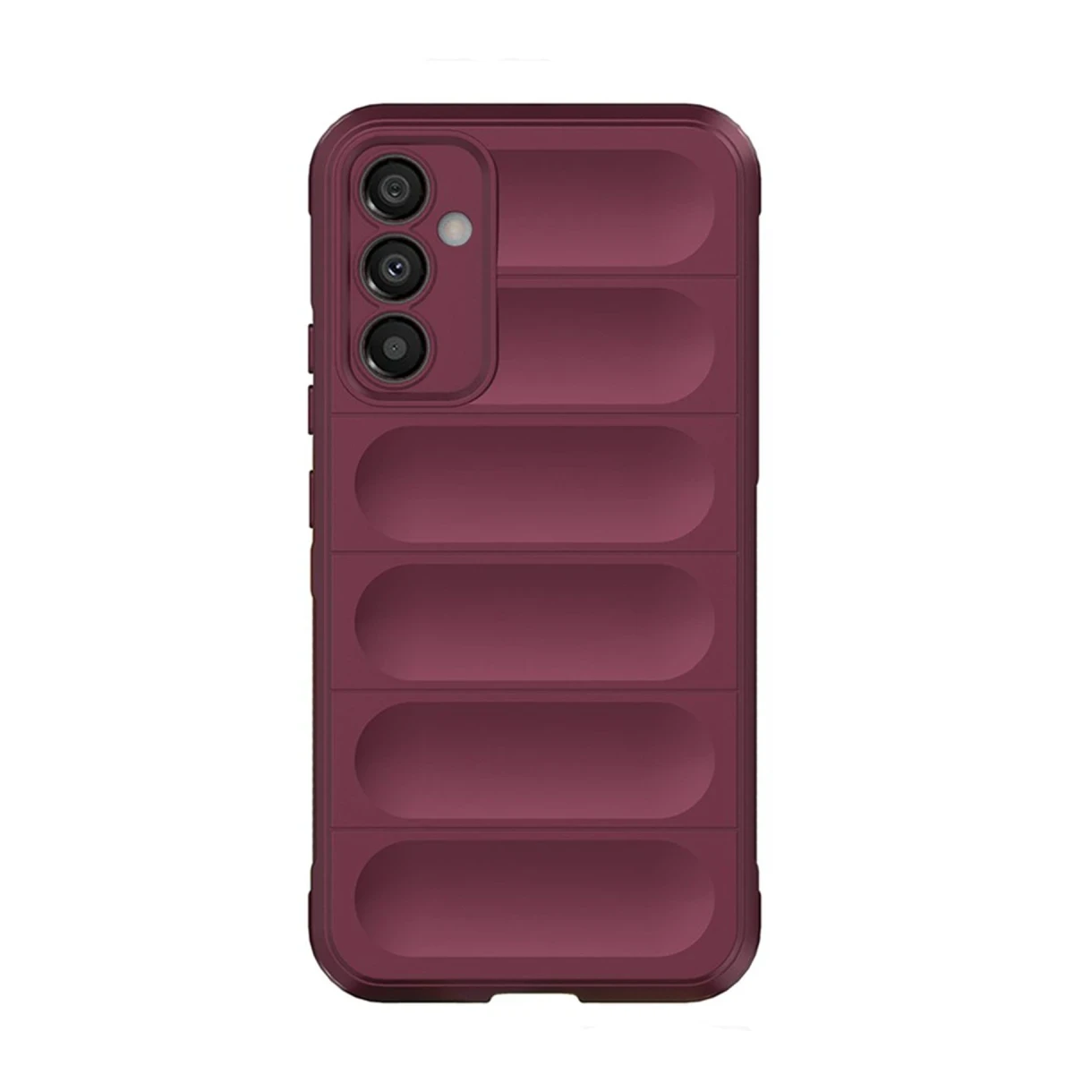 Newface Samsung Galaxy A15 4G Kılıf Optimum Silikon - Bordo