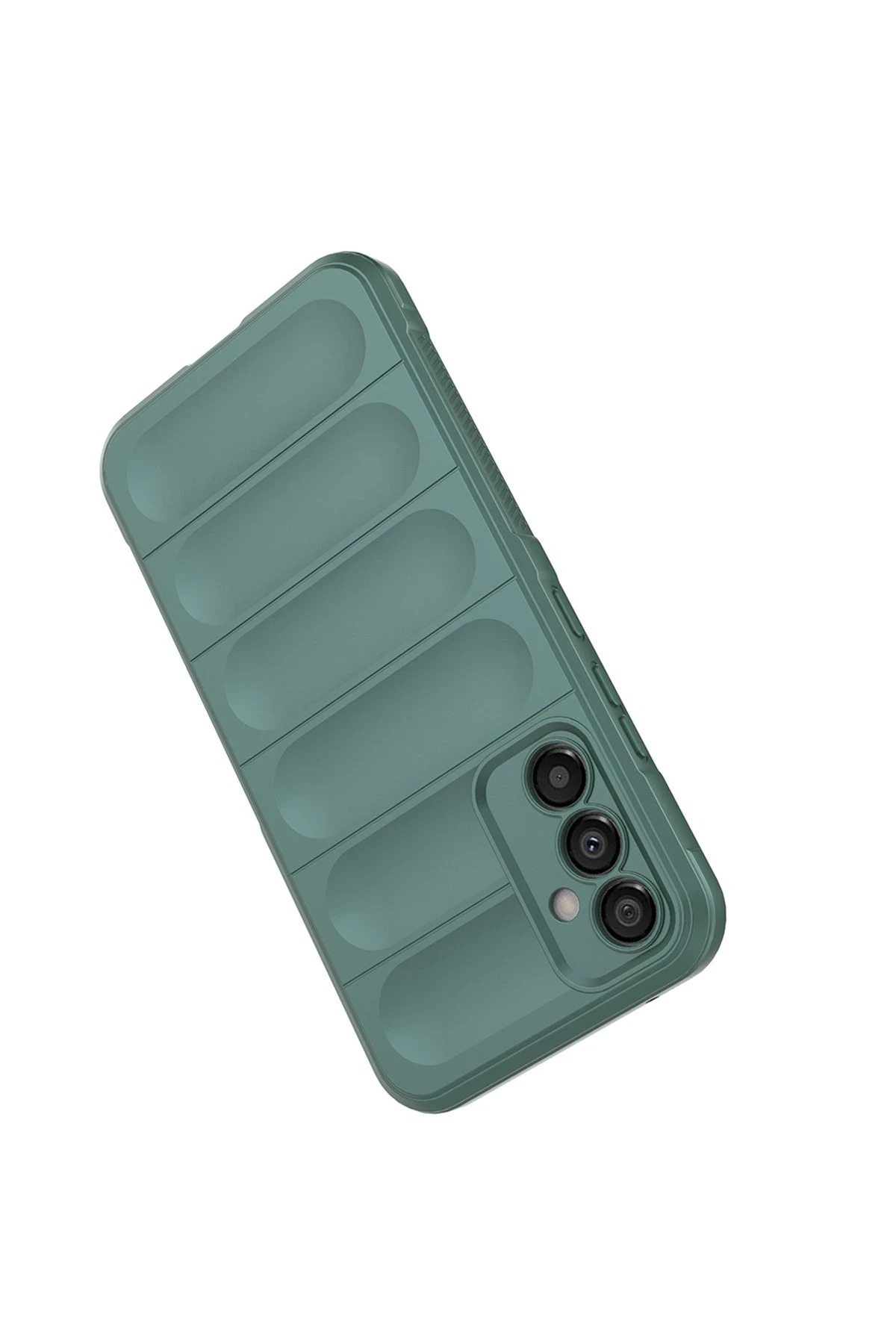 Newface Samsung Galaxy A15 4G Kılıf Optimum Silikon - Koyu Yeşil