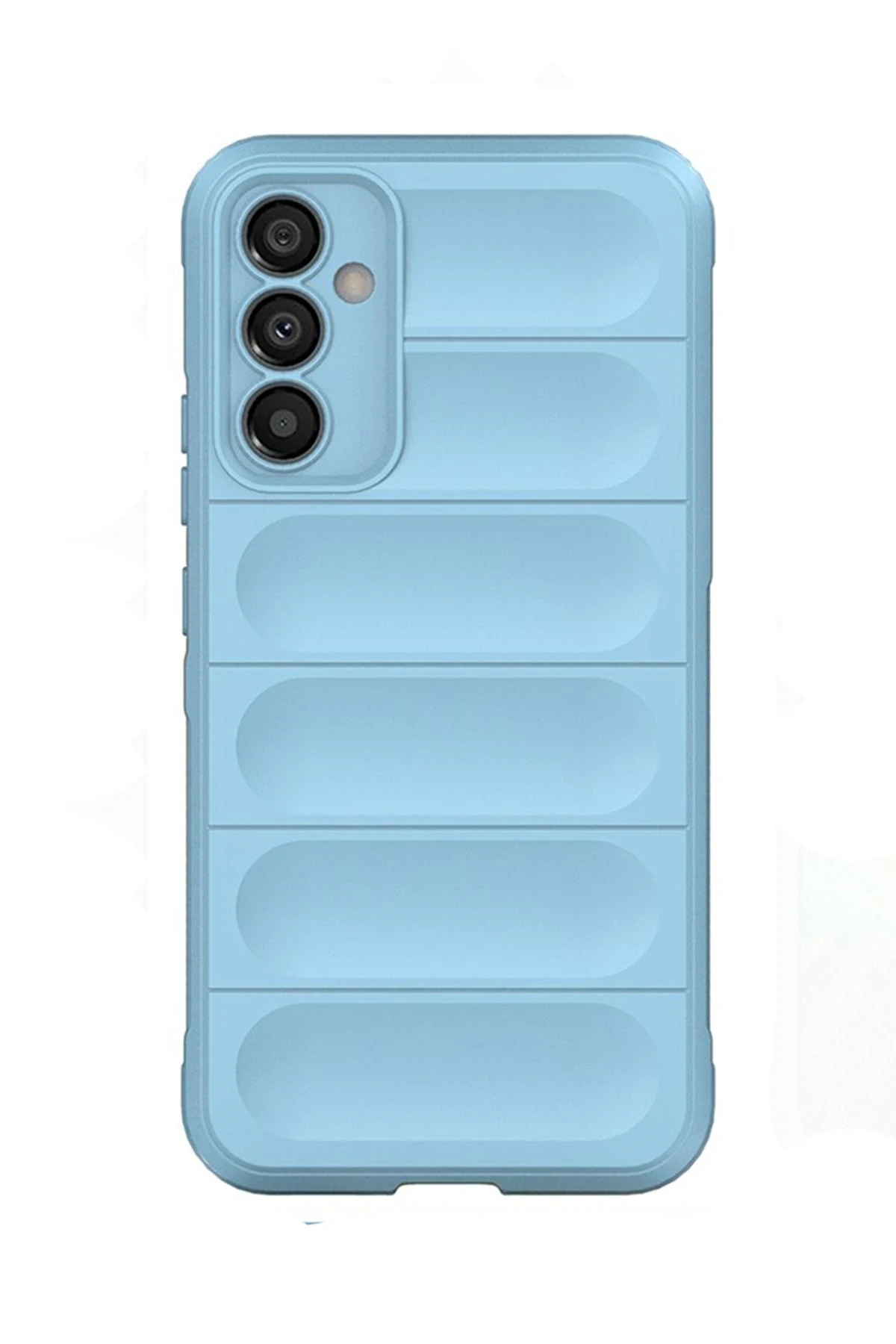 Newface Samsung Galaxy A15 4G Kılıf Optimum Silikon - Sky Blue