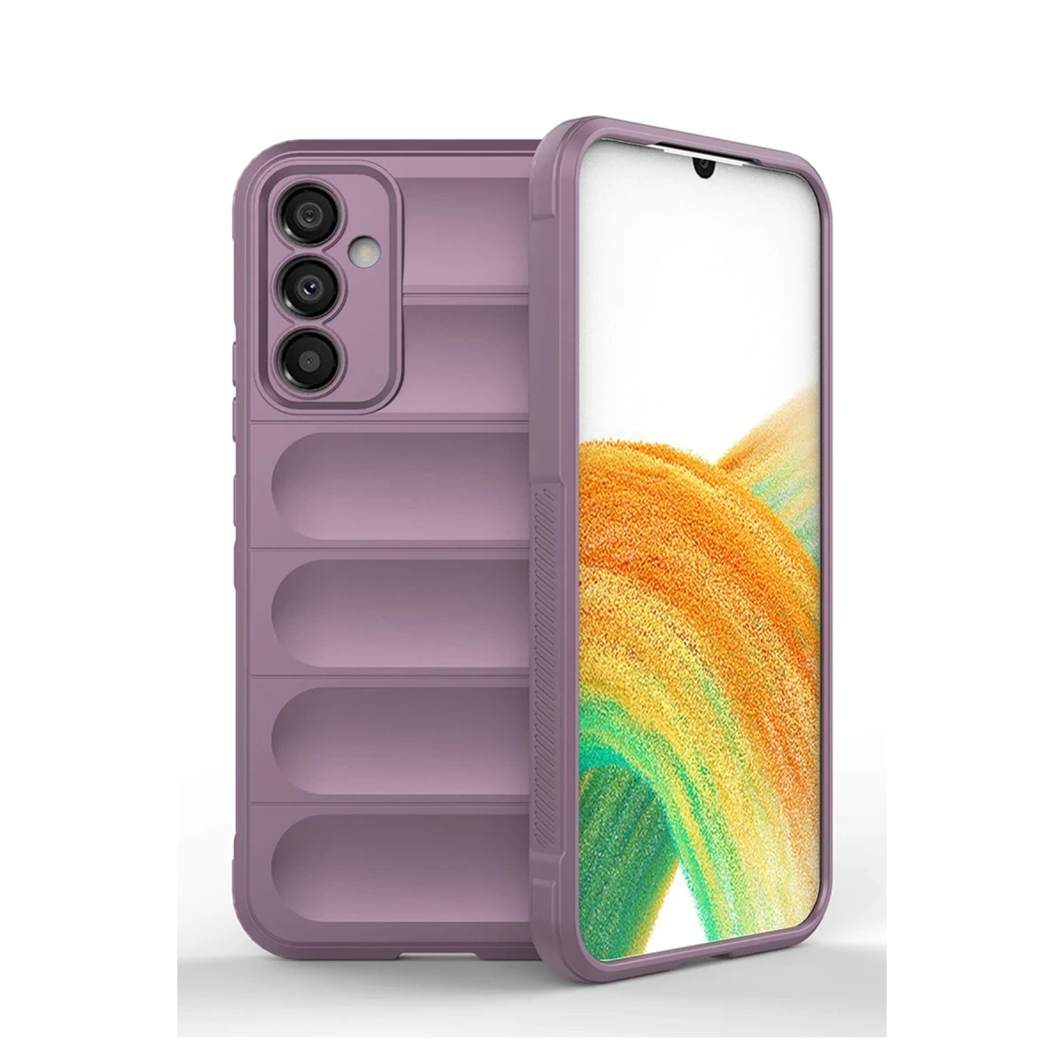 Newface Samsung Galaxy A25 5G Kılıf Optimum Silikon - Mor