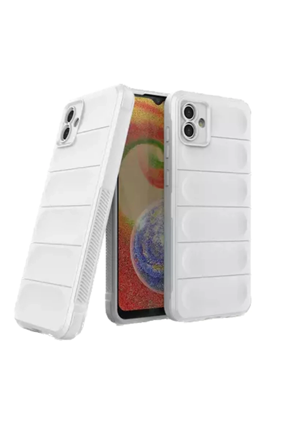 Newface Samsung Galaxy A05 Kılıf Optimum Silikon - Krem
