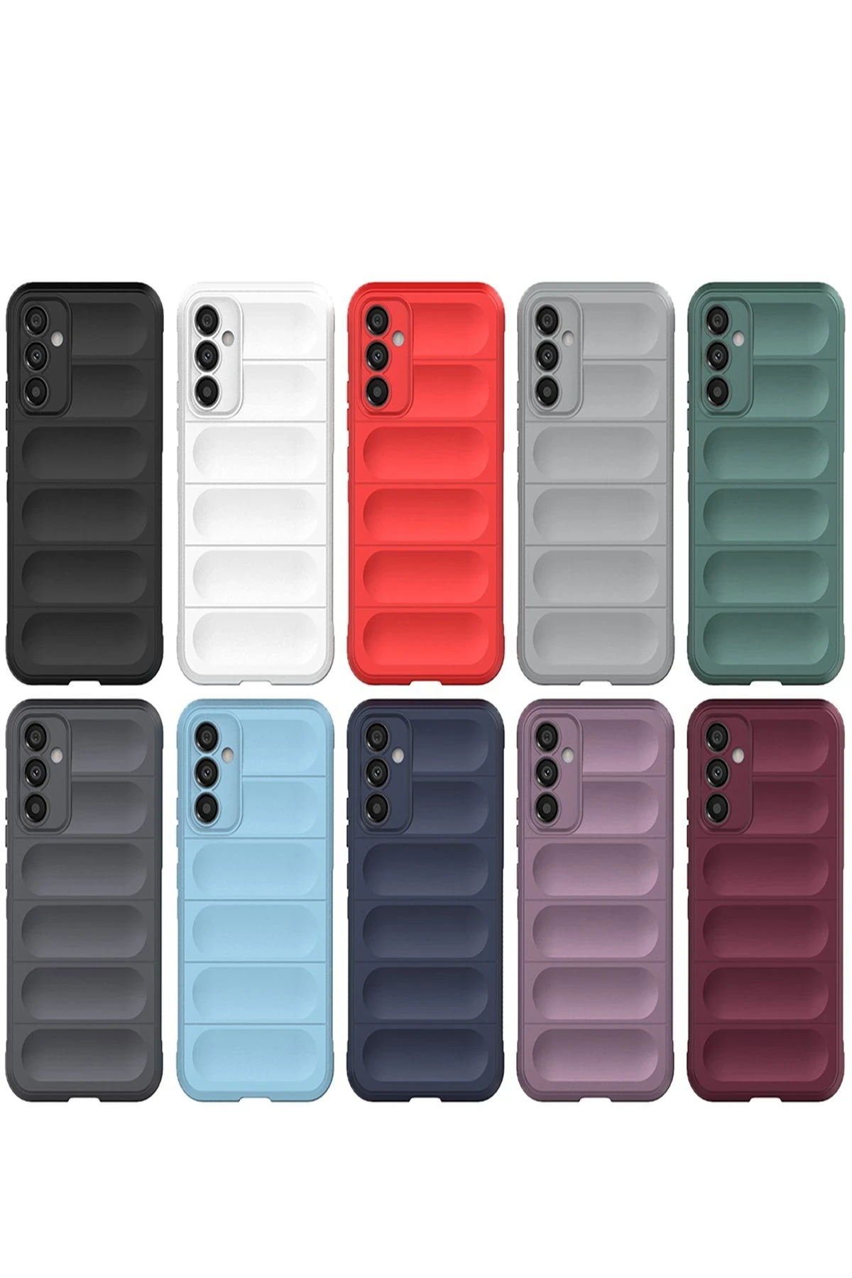 Newface Samsung Galaxy A05S Kılıf Optimum Silikon - Krem