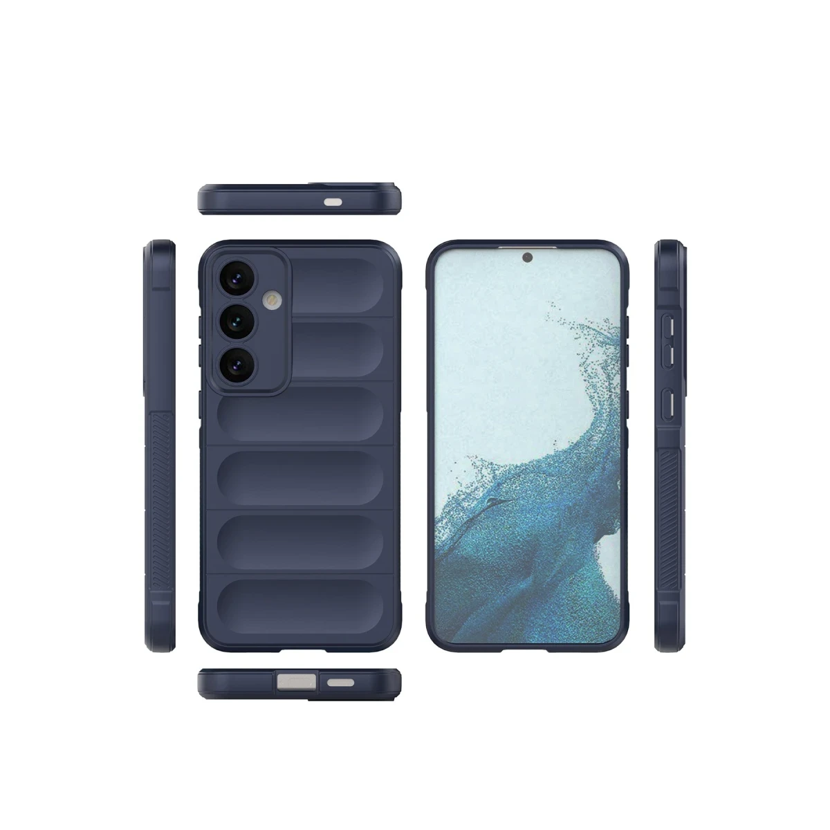 Samsung Galaxy S24 Kılıf Optimum Silikon - Lacivert