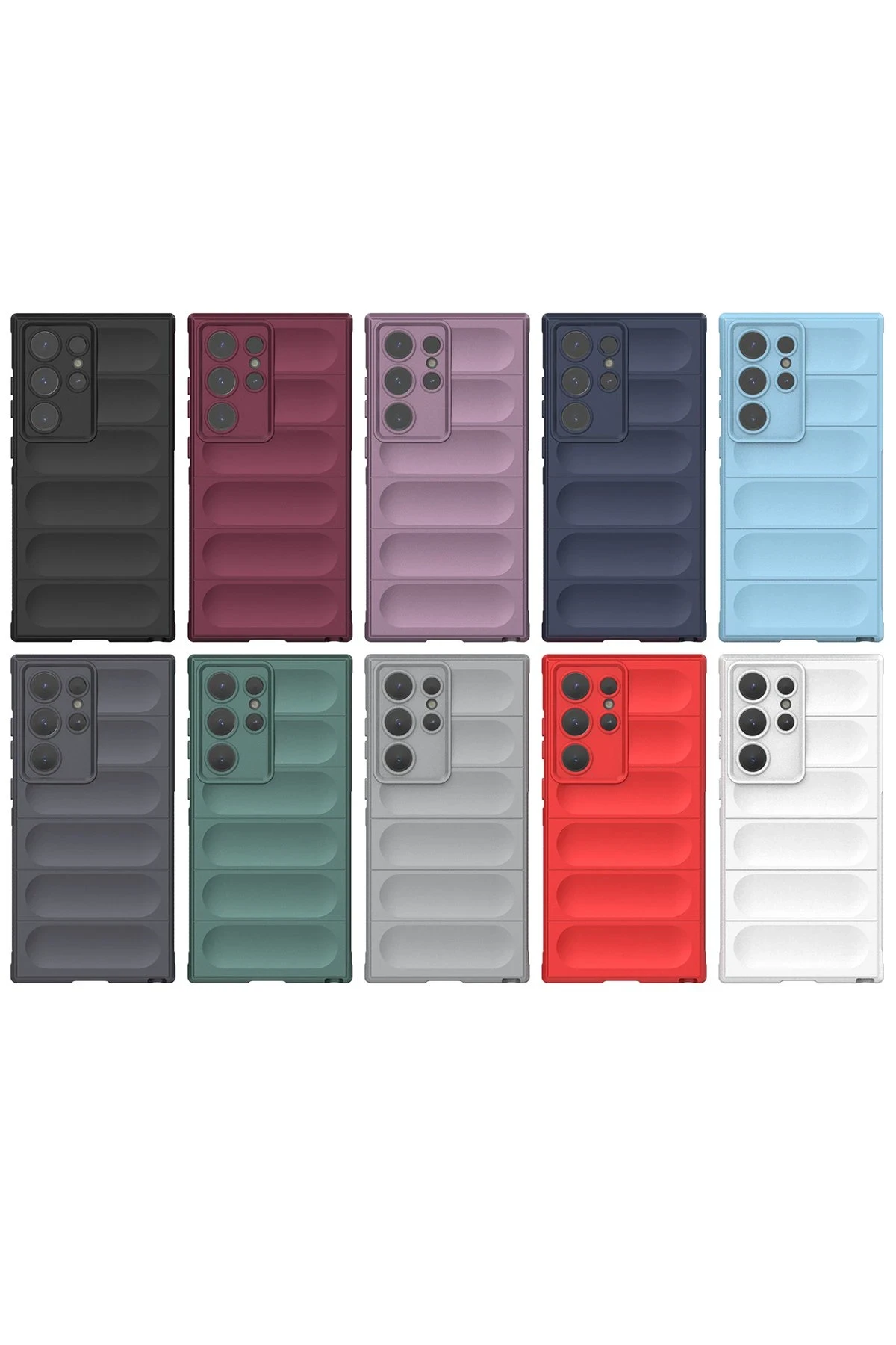 Newface Samsung Galaxy S24 Ultra Kılıf Optimum Silikon - Sky Blue