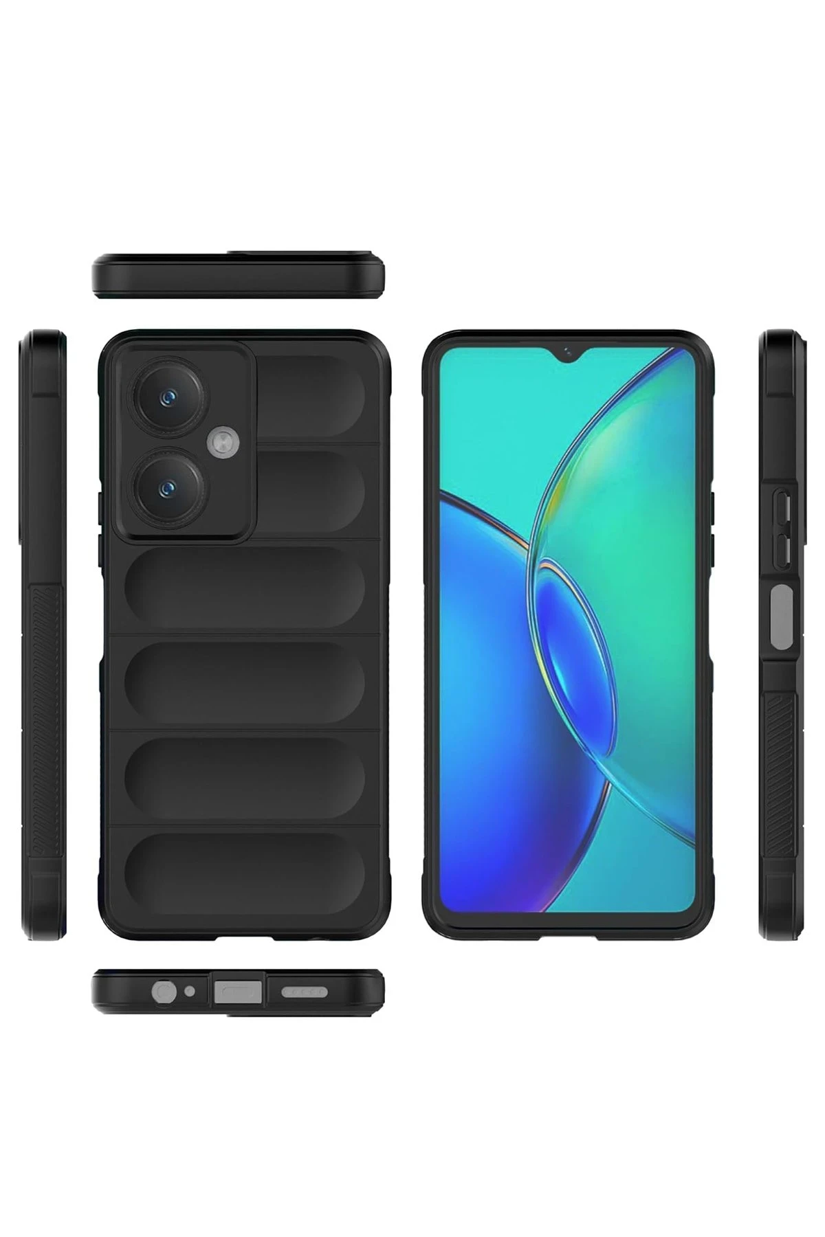 Newface Vivo Y27 Kılıf Optimum Silikon - Lacivert