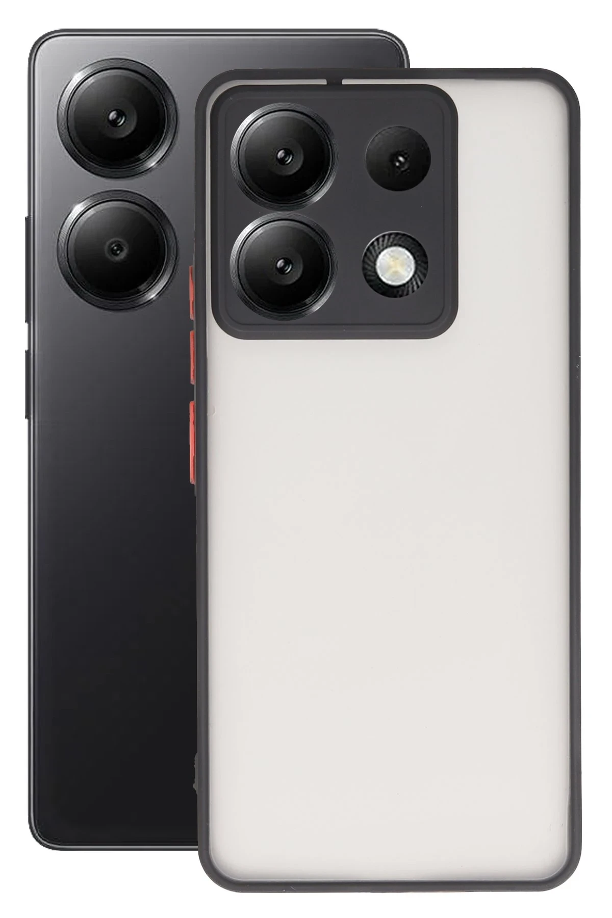 Newface Xiaomi Redmi Note 13 Pro 5G Kılıf Montreal Silikon Kapak - Siyah