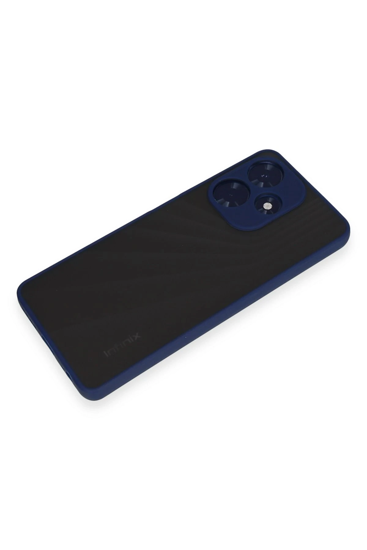 Newface İnfinix Hot 30 4G Kılıf Montreal Silikon Kapak - Lacivert