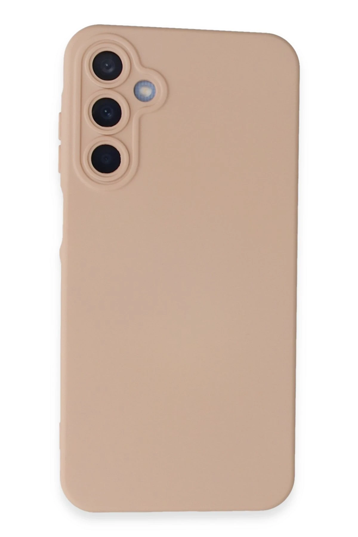 Newface Samsung Galaxy A25 5G Kılıf Nano içi Kadife Silikon - Pudra