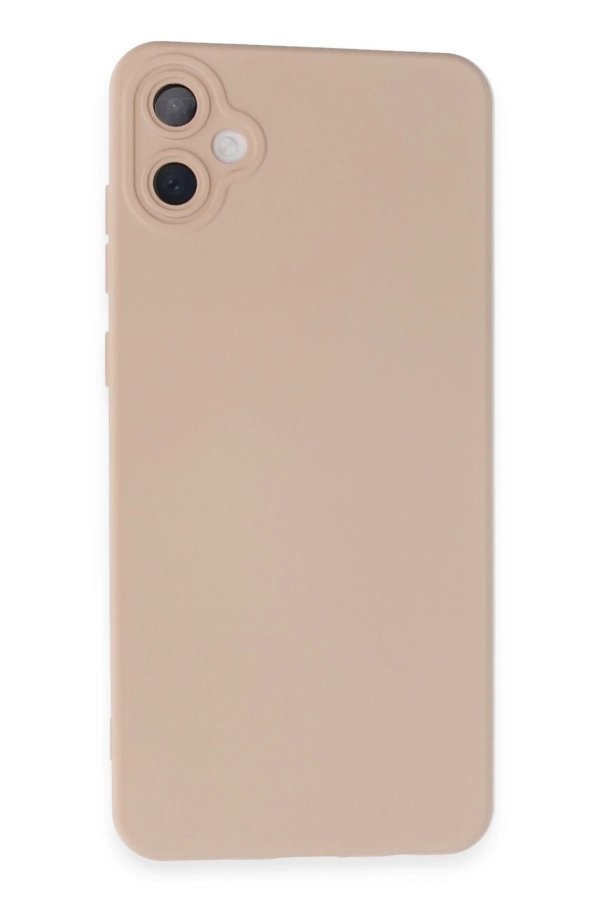 Newface Samsung Galaxy A05 Kılıf Nano içi Kadife Silikon - Pudra