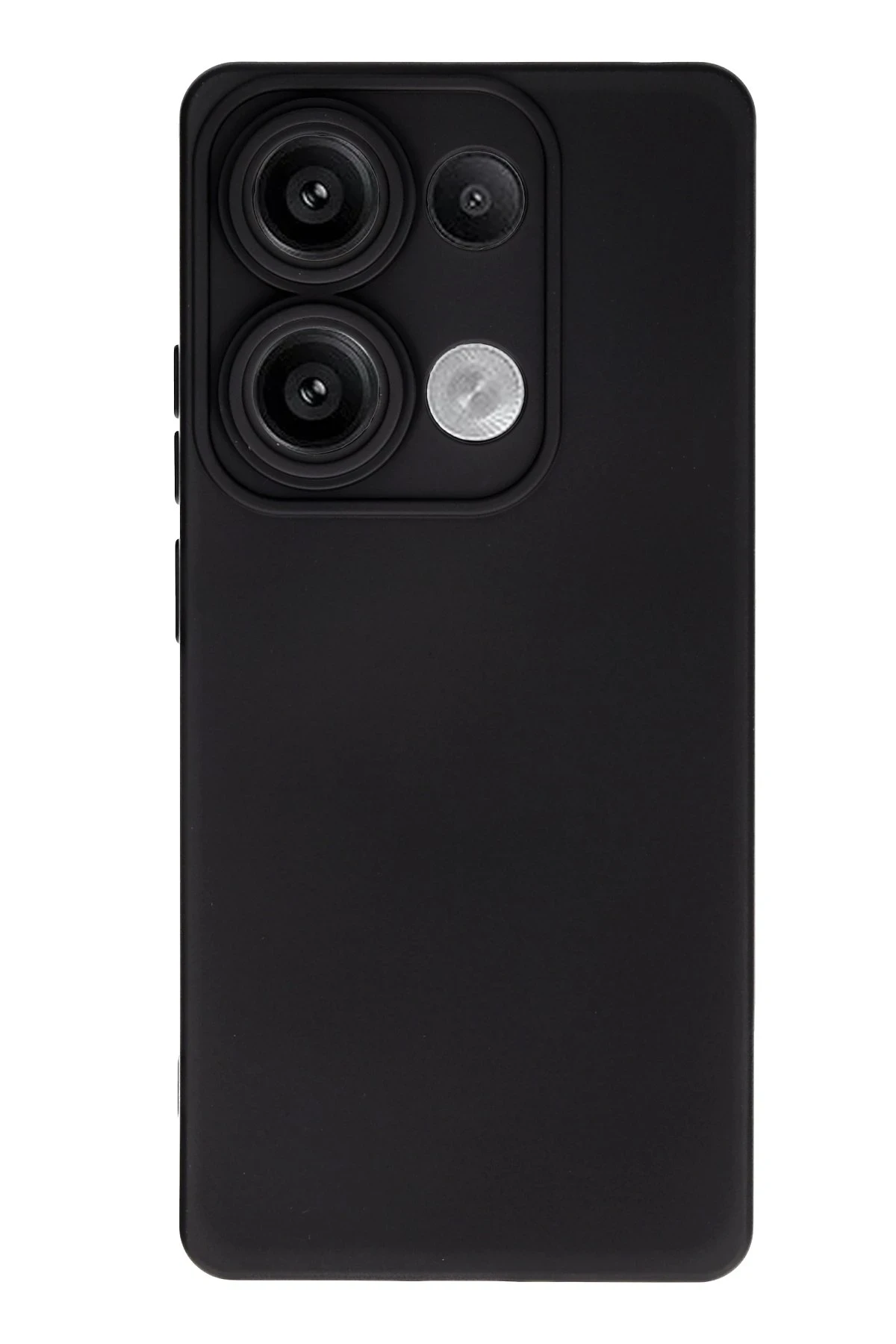 Newface Xiaomi Redmi Note 13 4G Kılıf Nano içi Kadife Silikon - Siyah