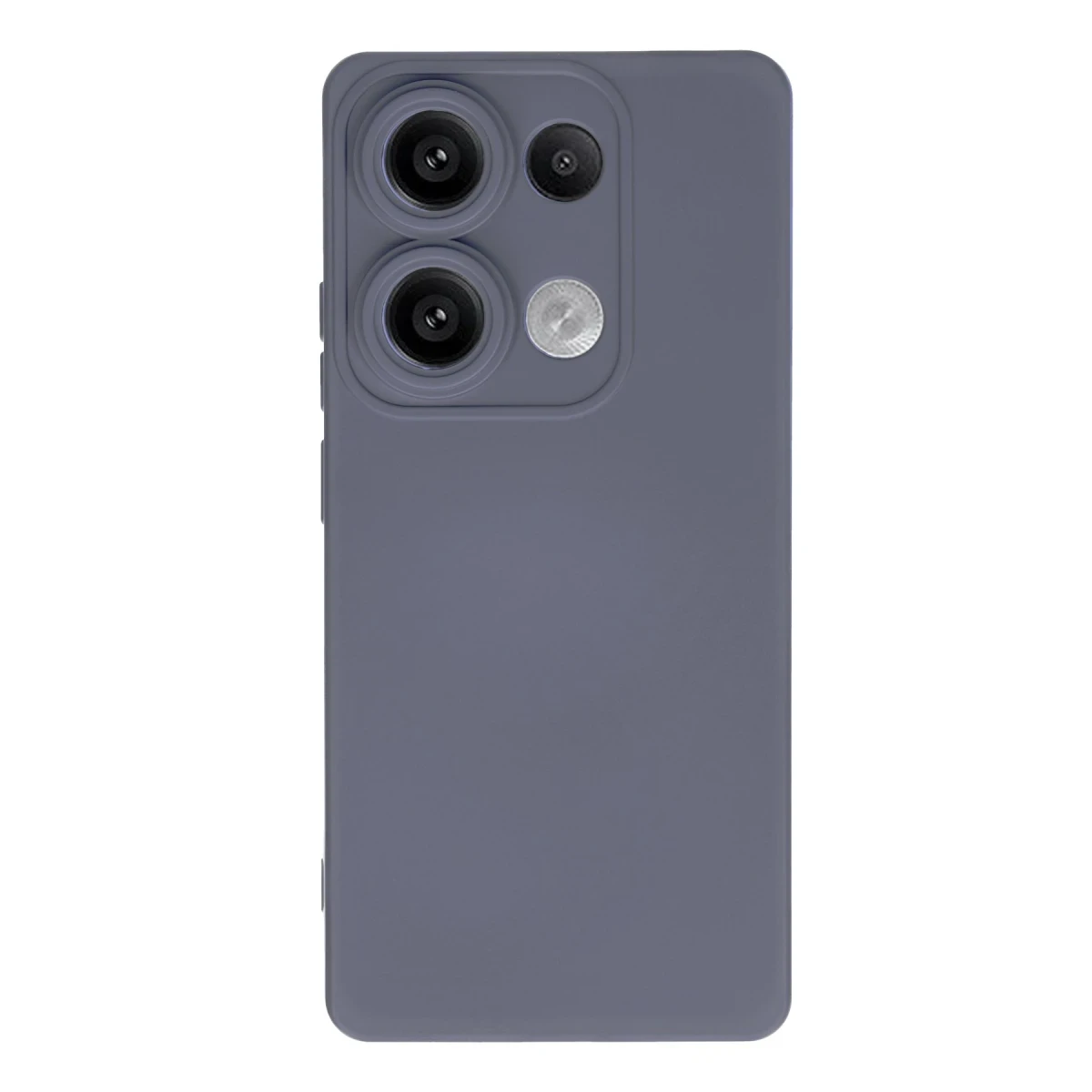 Newface Xiaomi Redmi Note 13 4G Kılıf Nano içi Kadife Silikon - Gri