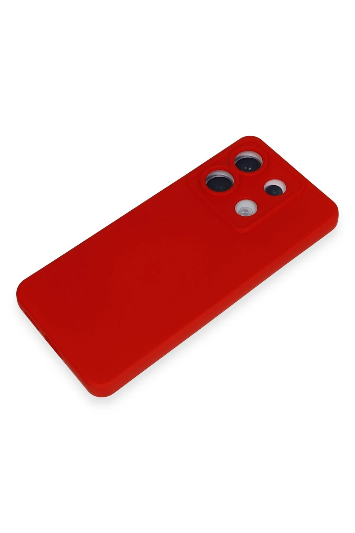 Newface Xiaomi Redmi Note 13 Pro 5G Kılıf Nano içi Kadife Silikon - Kırmızı
