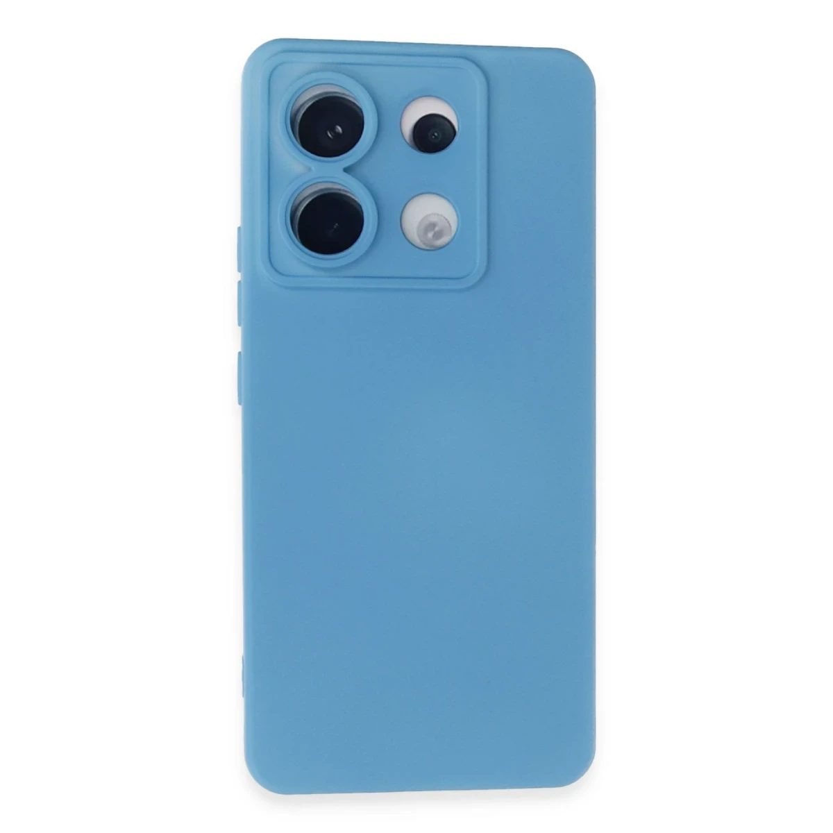 Newface Xiaomi Redmi Note 13 Pro 5G Kılıf Nano içi Kadife Silikon - Mavi