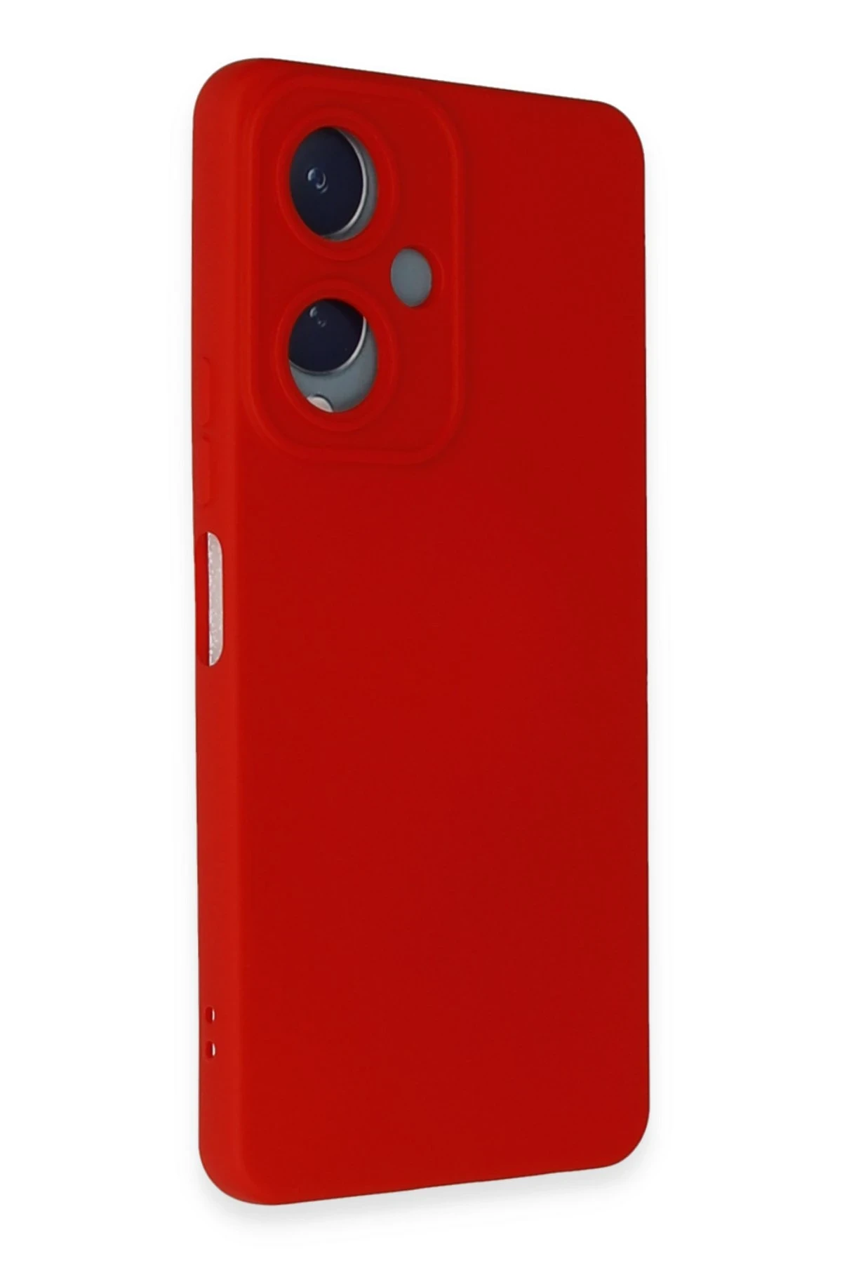 Newface Vivo Y17S Kılıf Nano içi Kadife Silikon - Kırmızı