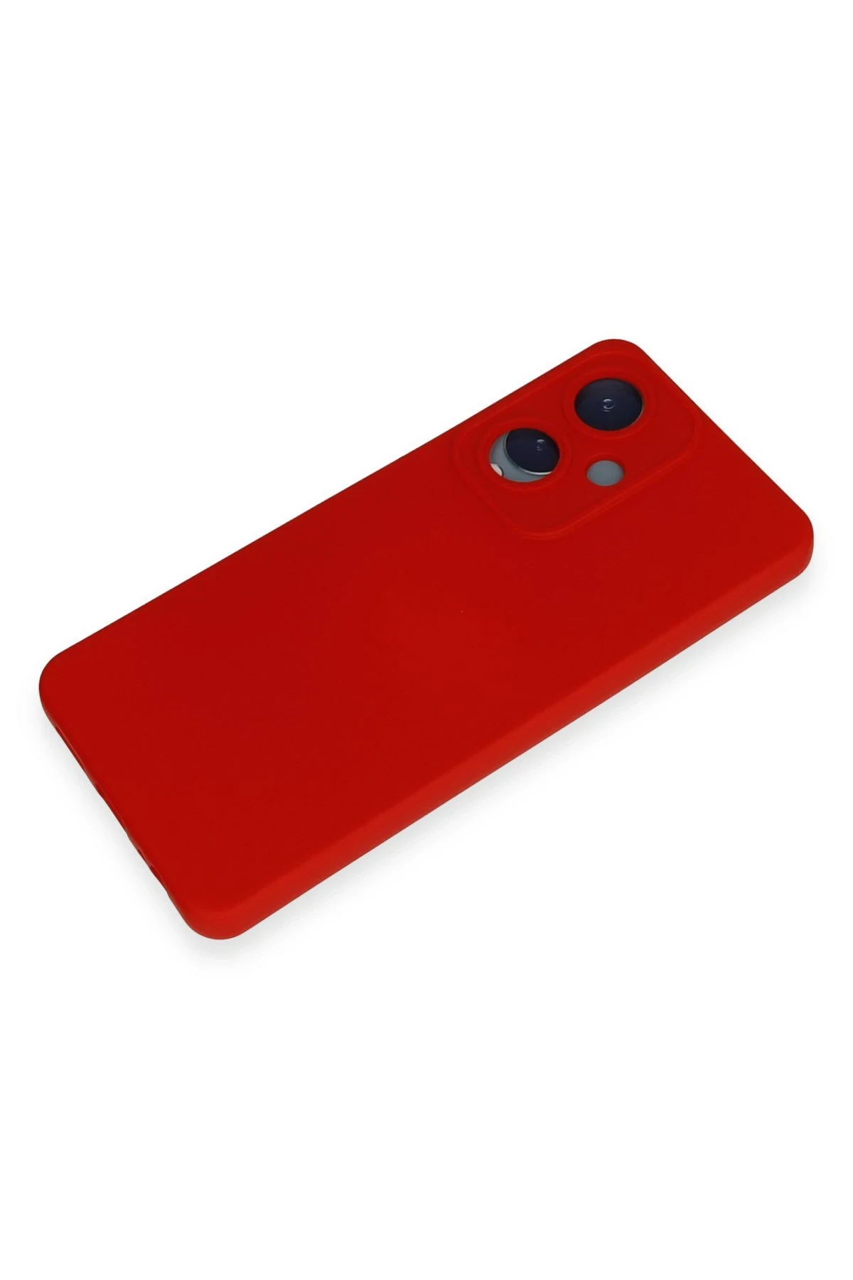 Newface Vivo Y17S Kılıf Nano içi Kadife Silikon - Kırmızı