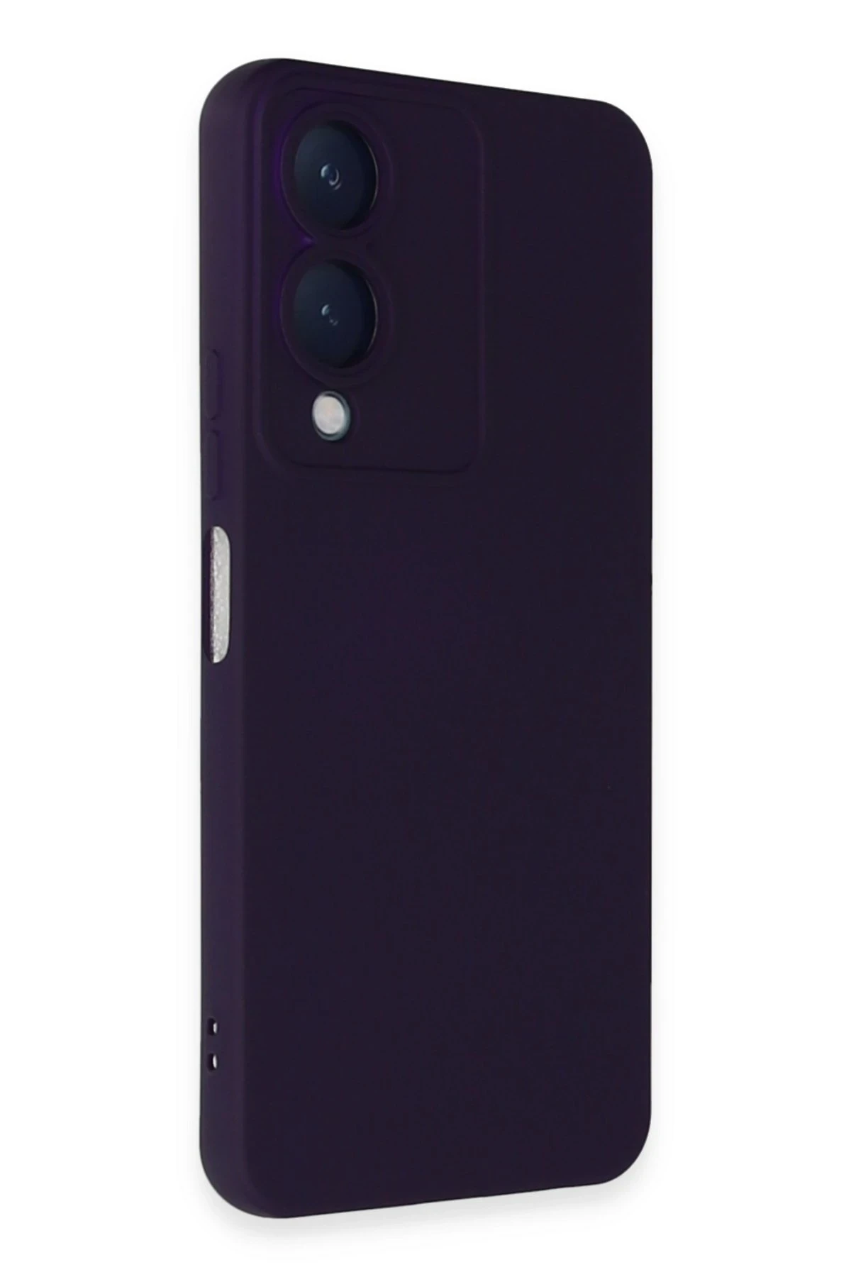 Newface Vivo Y17S Kılıf Nano içi Kadife Silikon - Mor