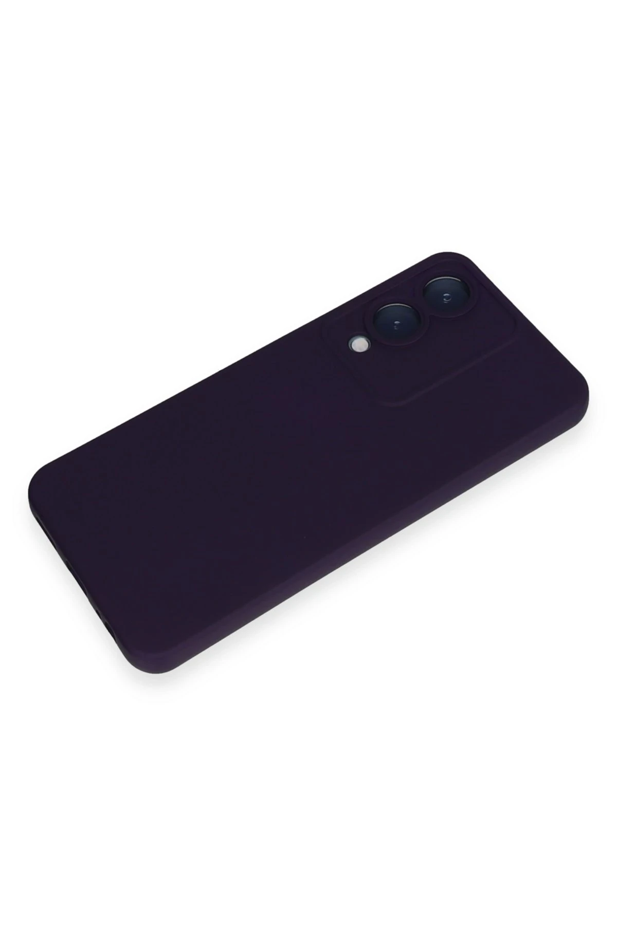 Newface Vivo Y17S Kılıf Nano içi Kadife Silikon - Mor