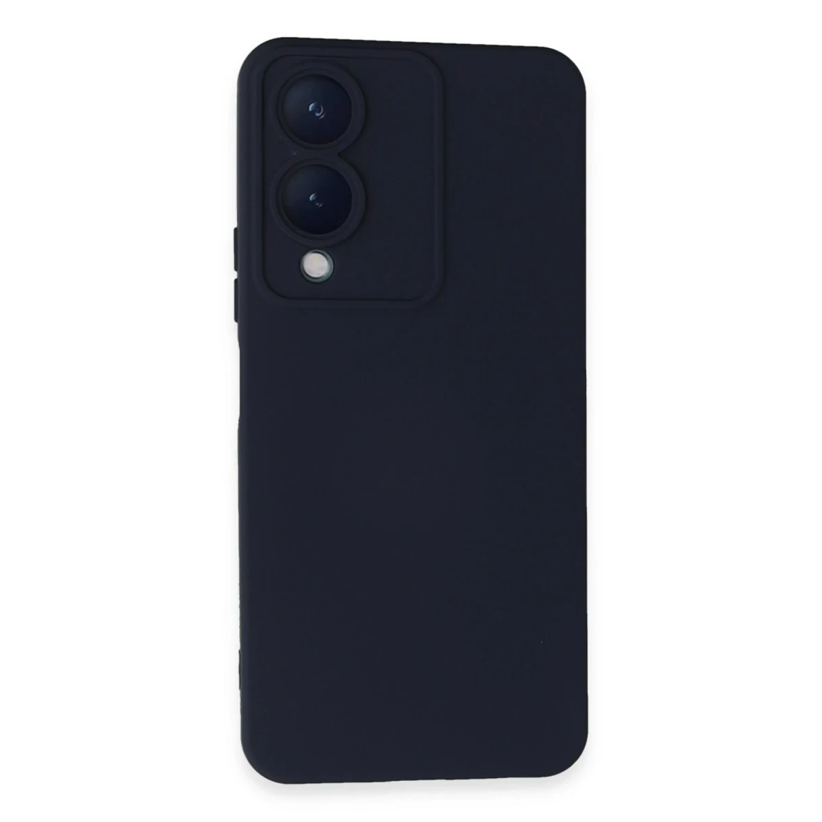Newface Vivo Y17S Kılıf Nano içi Kadife Silikon - Lacivert