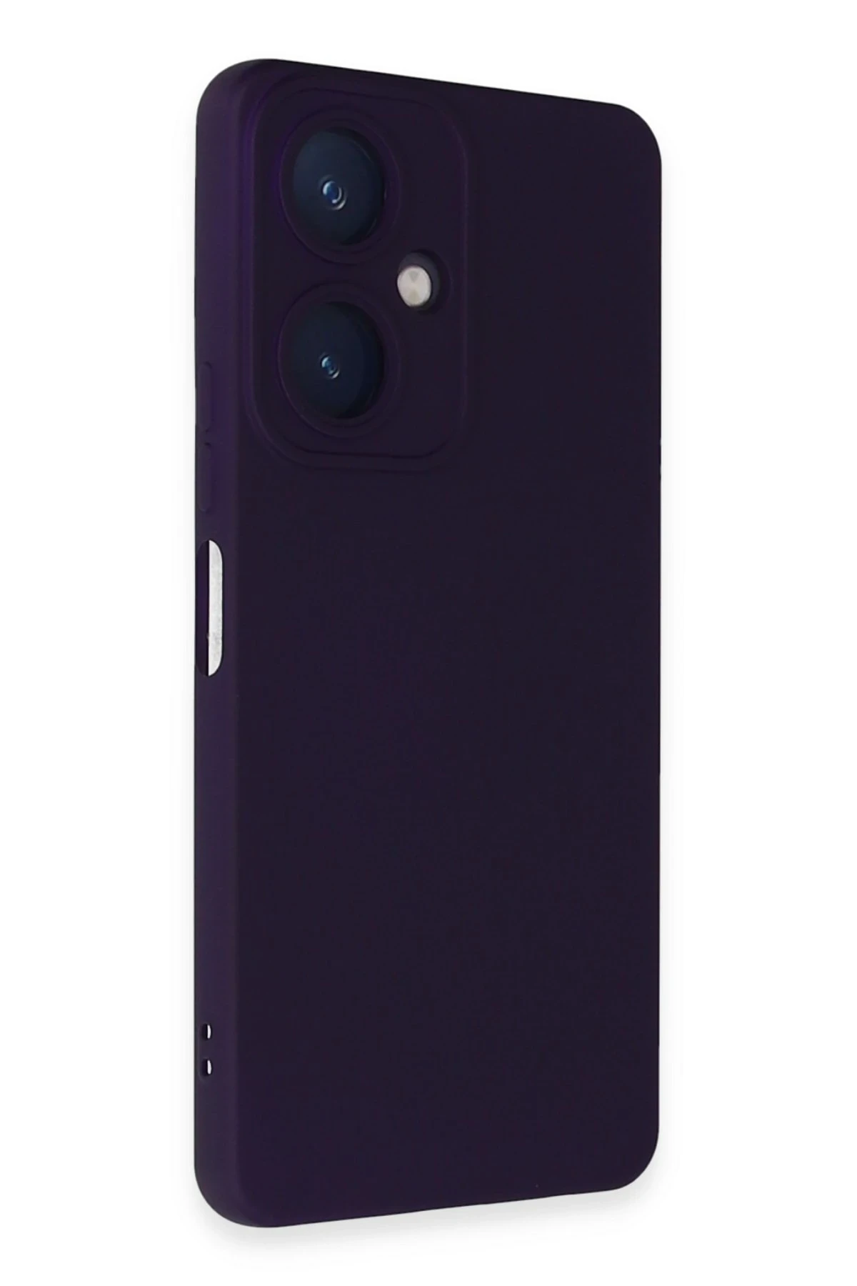 Newface Vivo Y27 Kılıf Nano içi Kadife Silikon - Mor