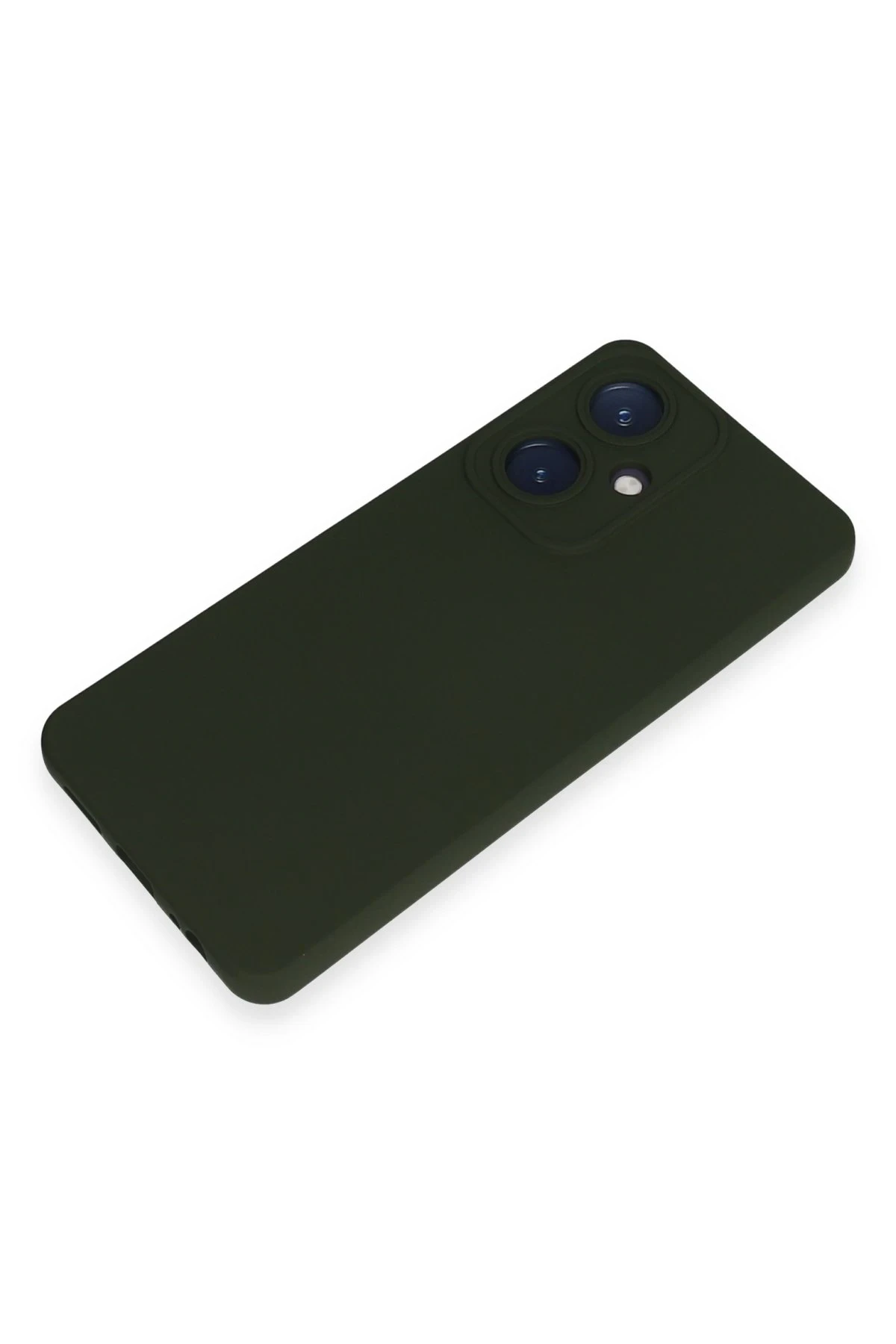 Newface Vivo Y27 Kılıf Nano içi Kadife Silikon - Koyu Yeşil