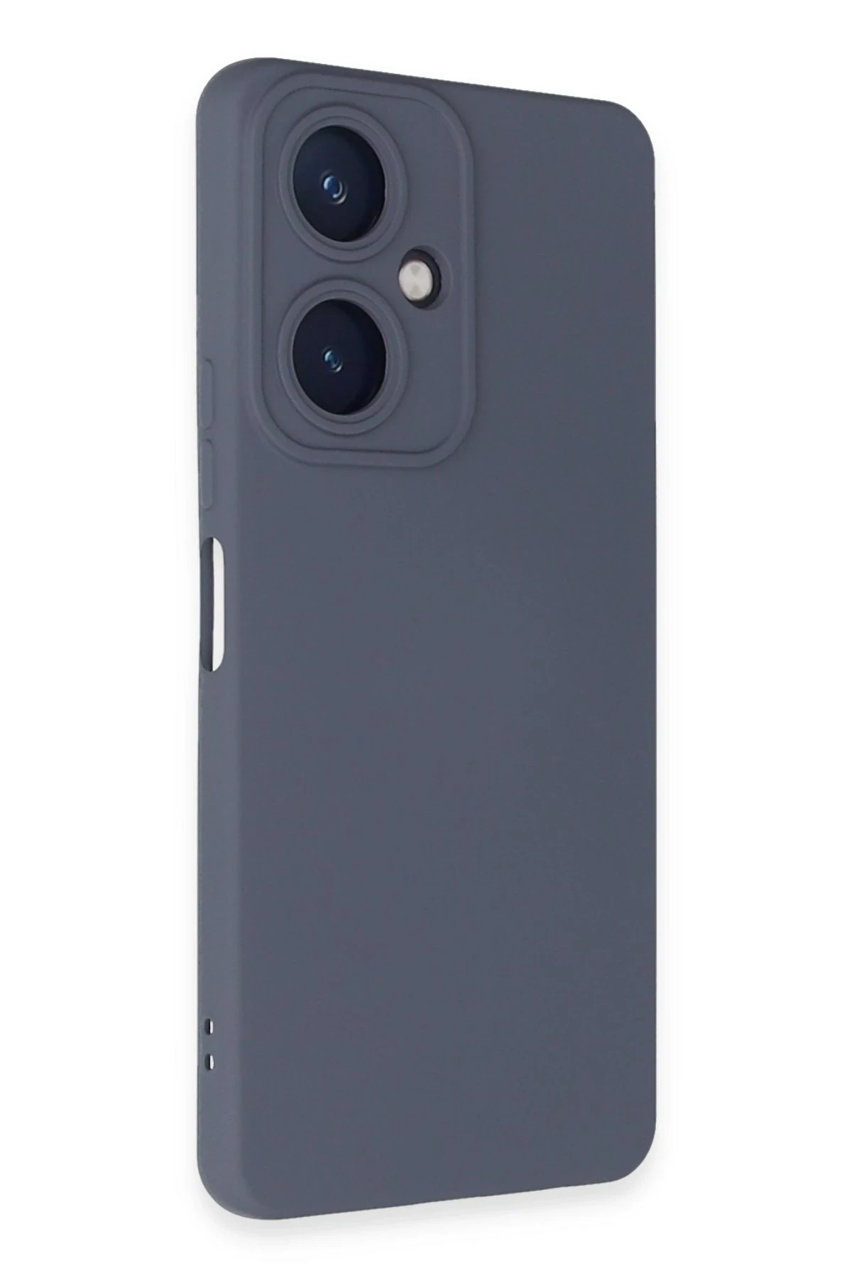 Newface Vivo Y27 Kılıf Nano içi Kadife Silikon - Gri