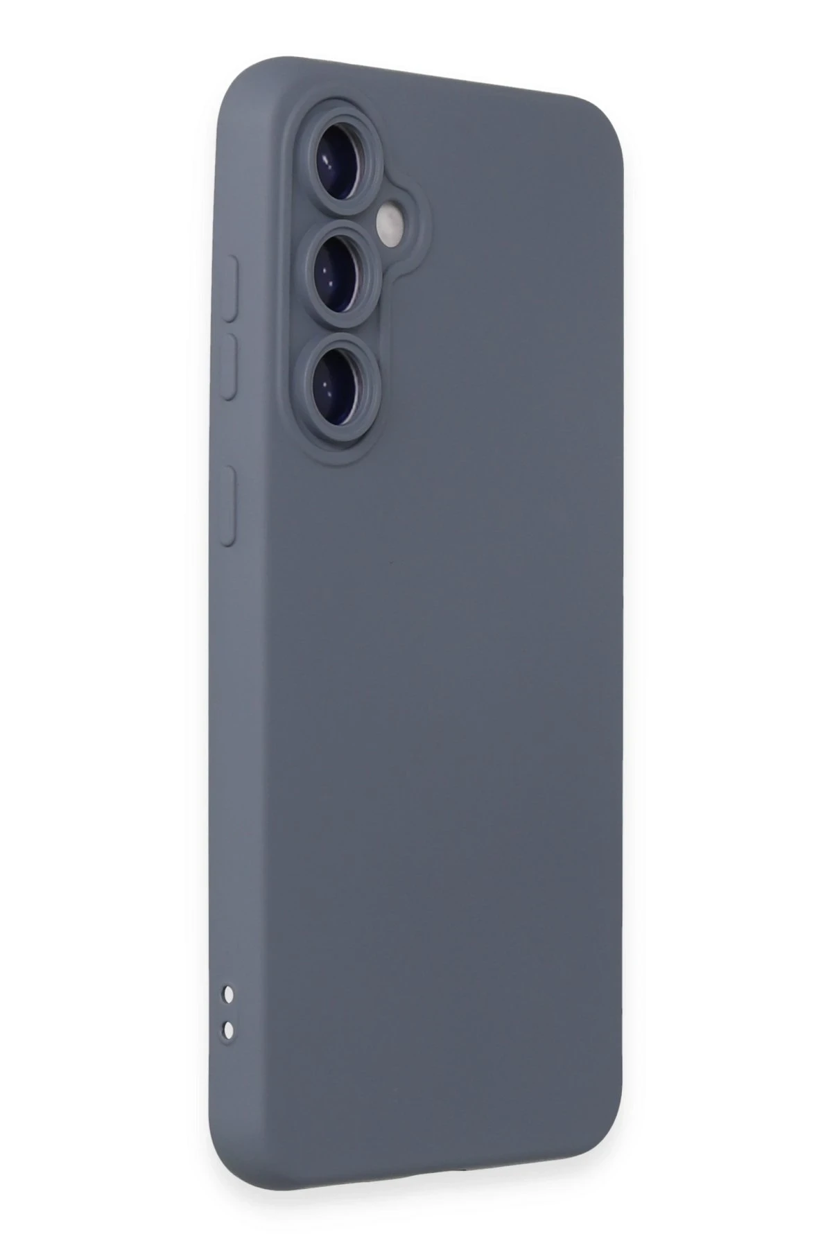 Newface Samsung Galaxy S24 Kılıf Nano içi Kadife Silikon - Gri
