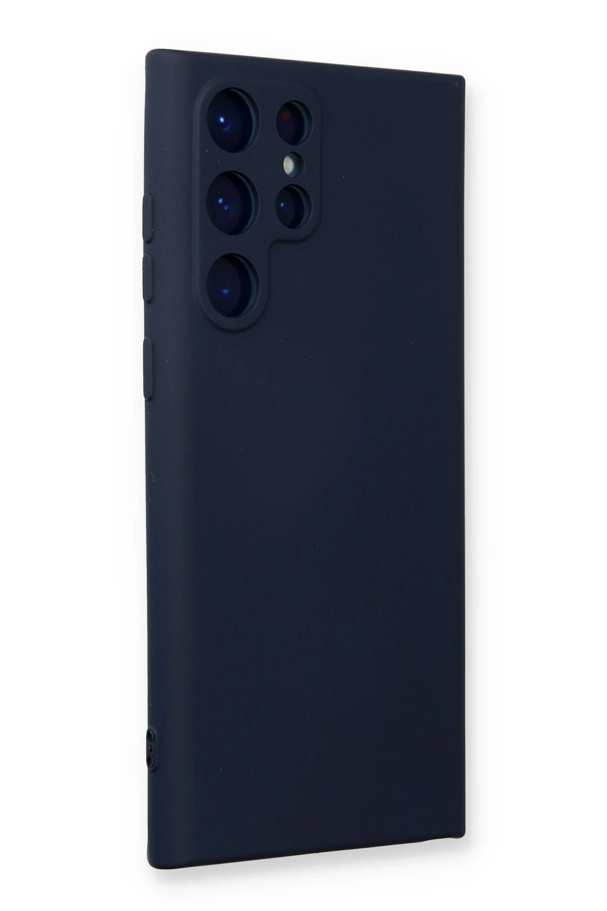 Newface Samsung Galaxy S24 Ultra Kılıf Nano içi Kadife Silikon - Lacivert