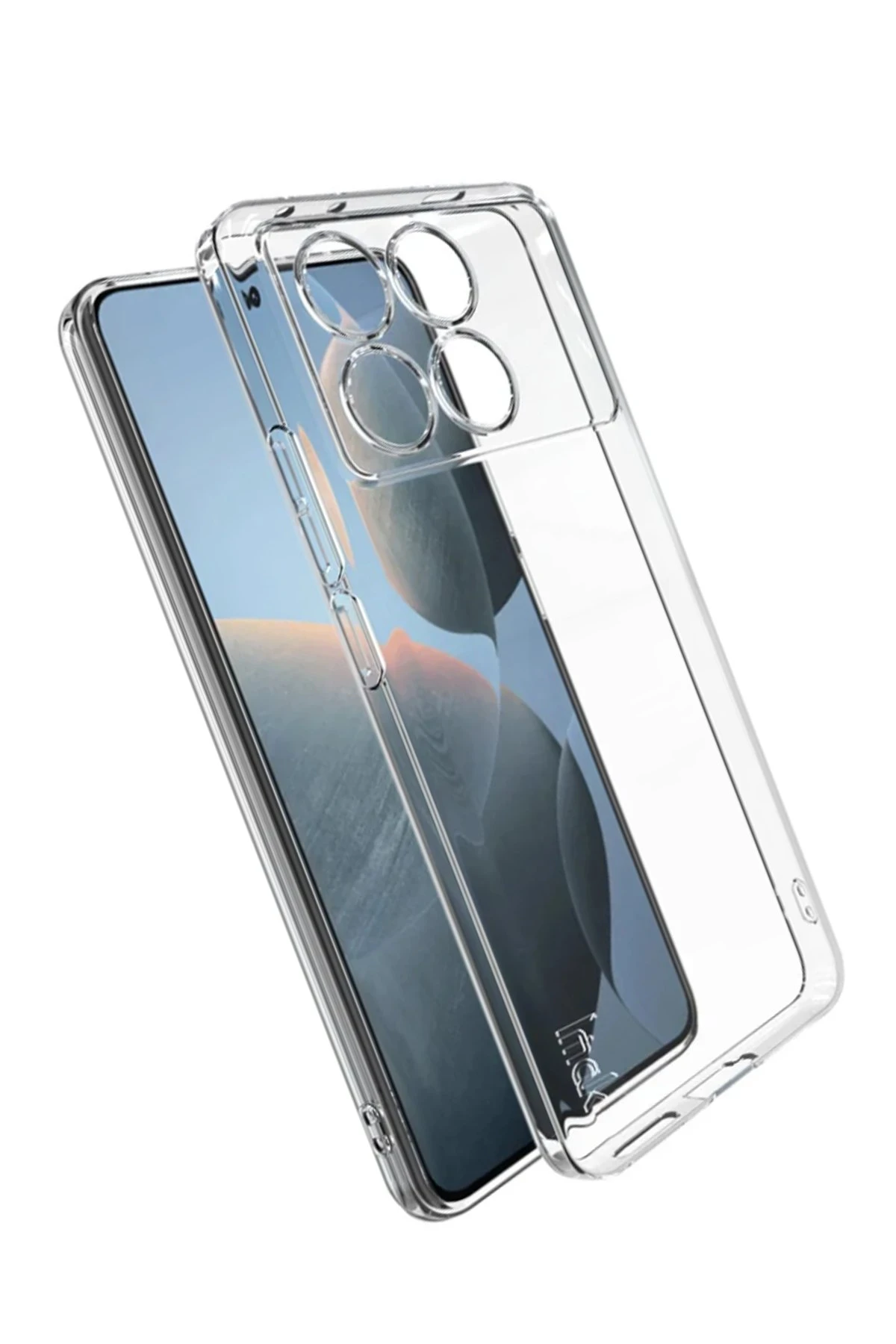 Newface Xiaomi Poco X6 Pro Kılıf Lüx Şeffaf Silikon