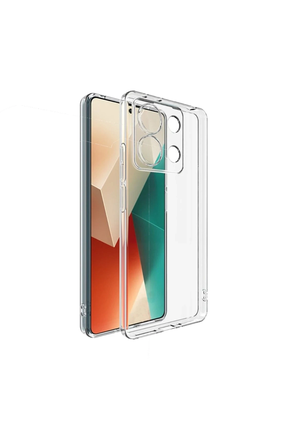 Newface Xiaomi Redmi Note 13 4G Kılıf Lüx Şeffaf Silikon