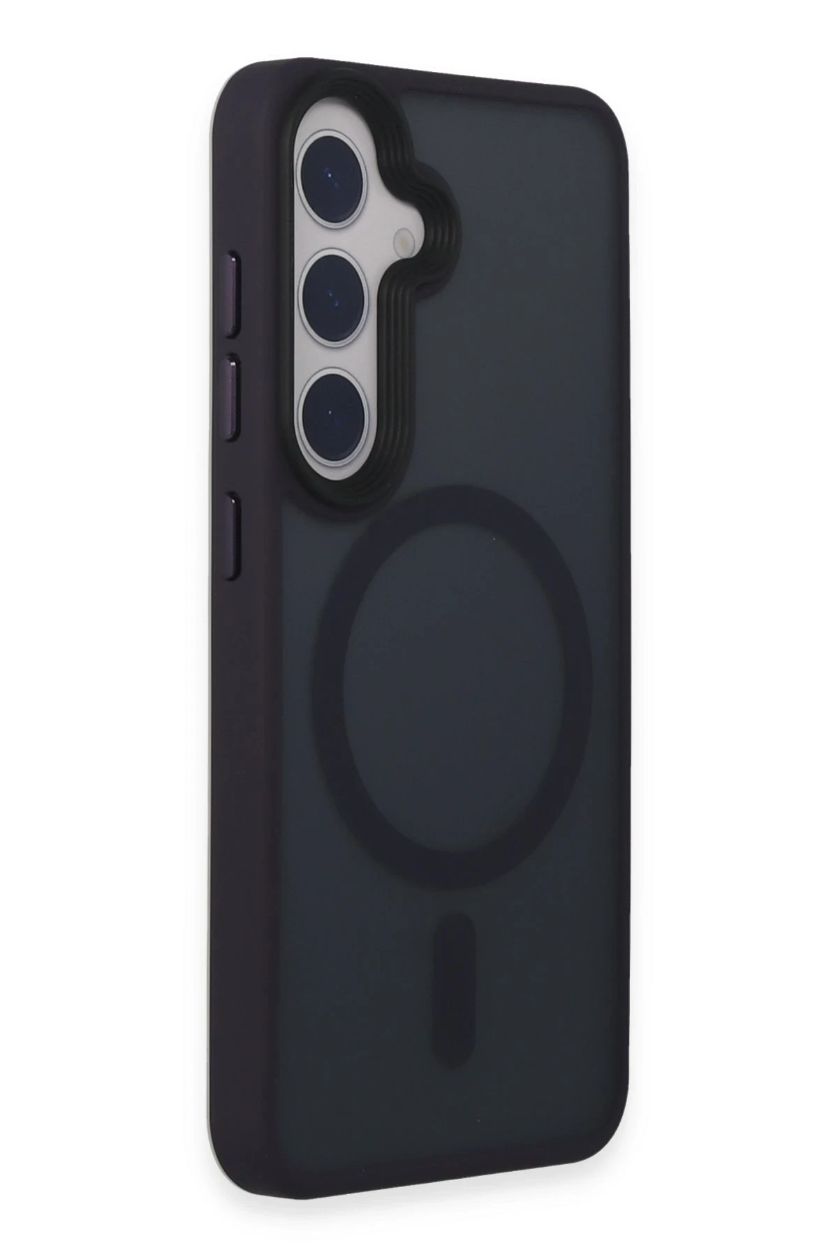 Newface Samsung Galaxy S24 Kılıf Trex Magneticsafe Kapak - Derin Mor — görsel 2
