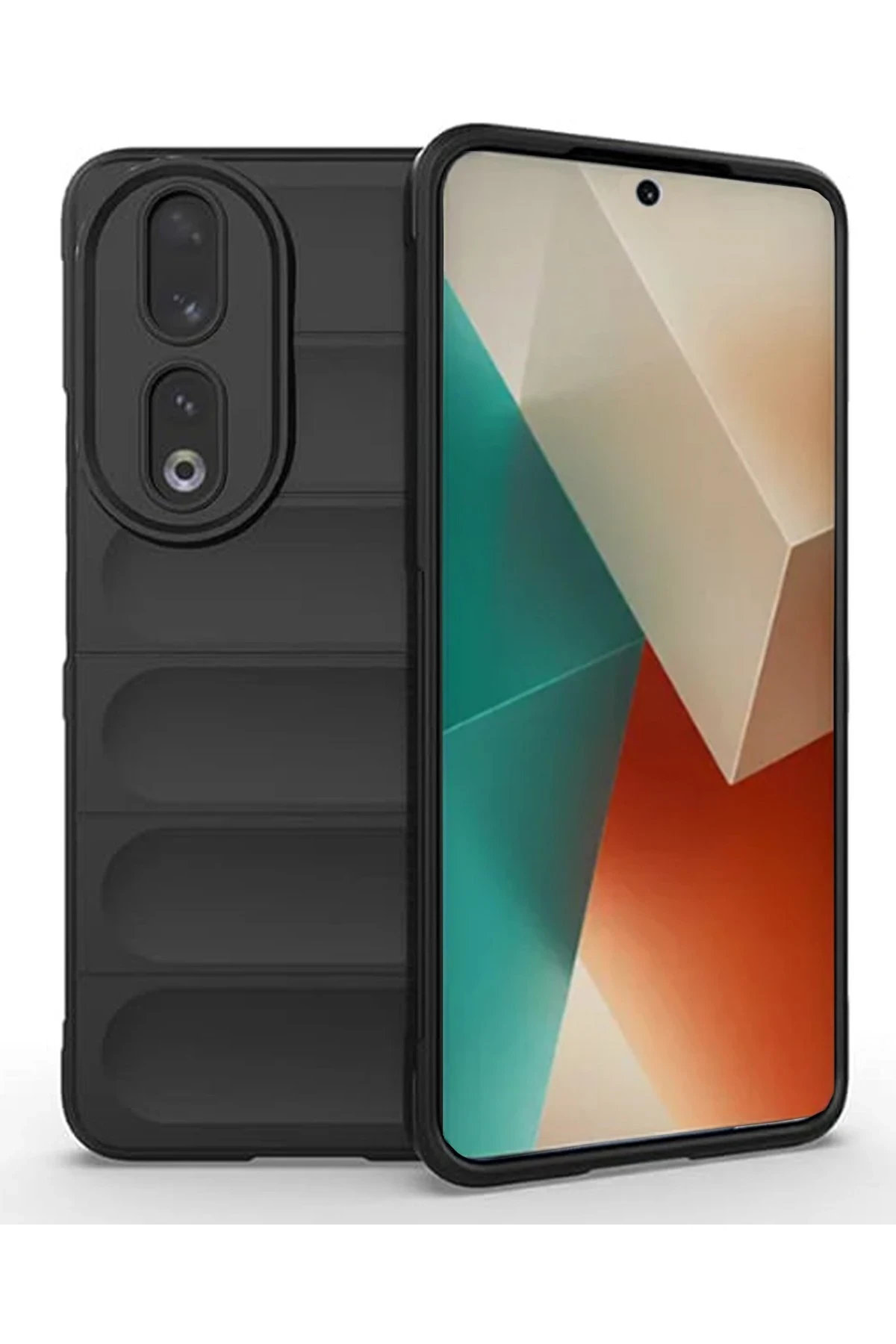 Newface Huawei Honor 90 Kılıf Optimum Silikon - Siyah