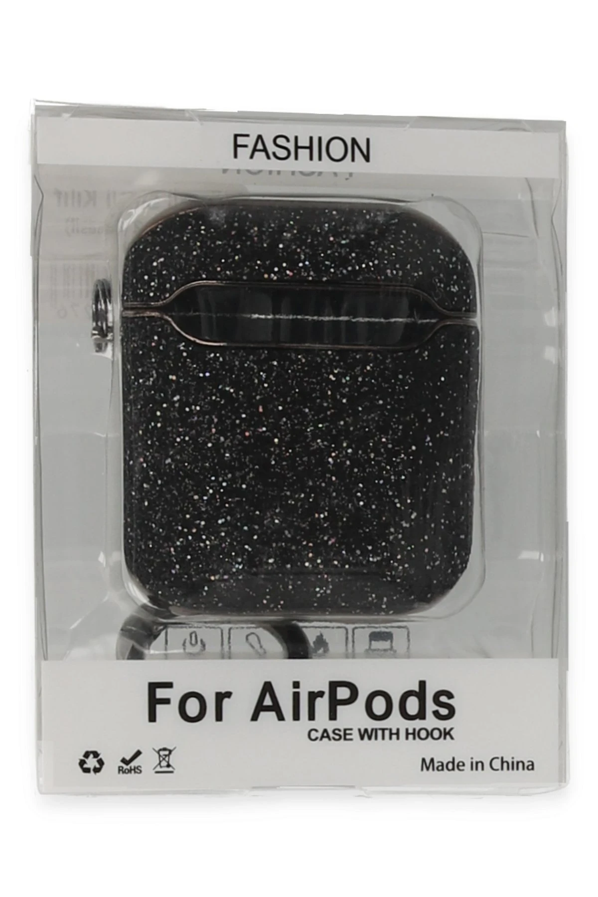 Newface Airpods 2 (2.nesil) Spell Simli Kılıf - Siyah