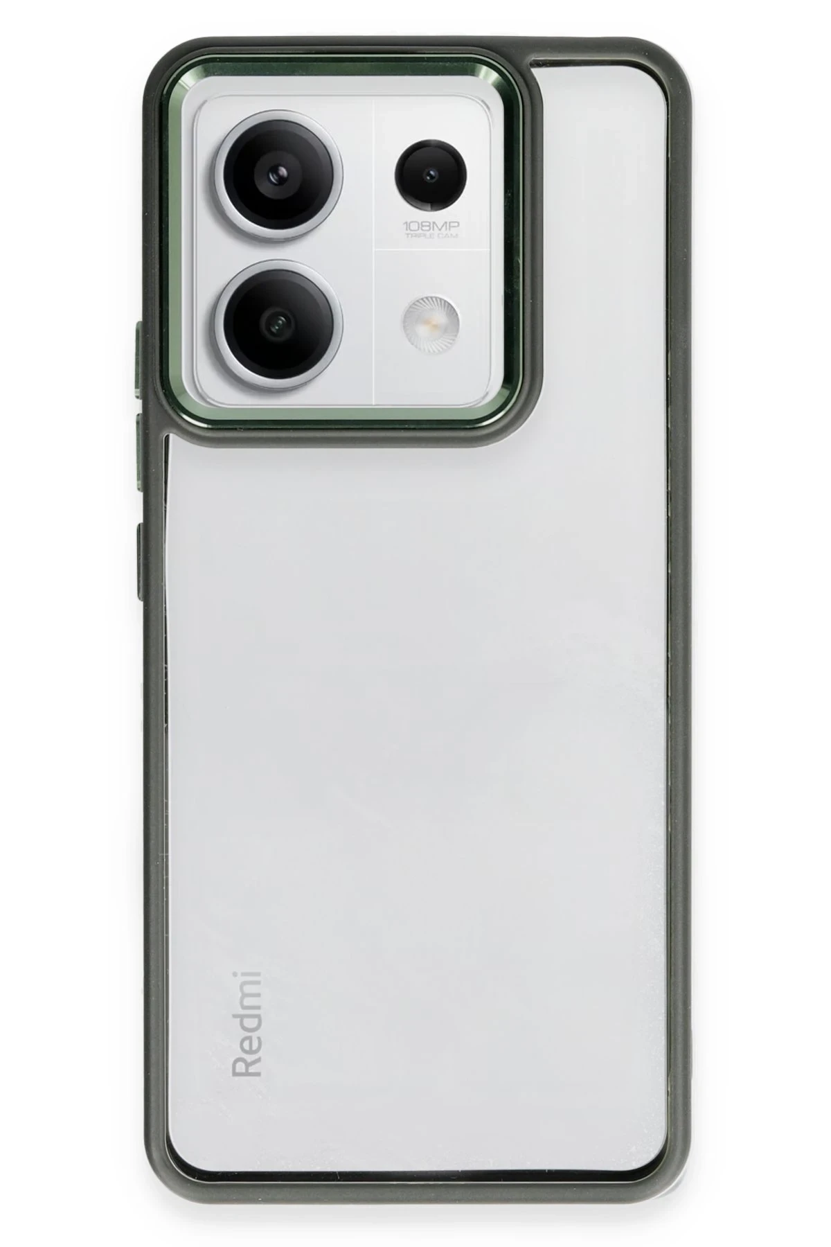 Newface Xiaomi Redmi Note 13 4G Kılıf Power Silikon - Koyu Yeşil