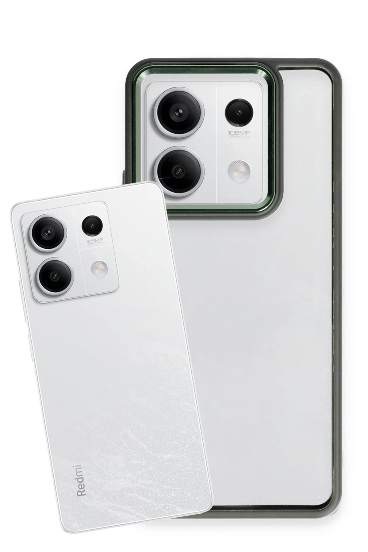 Newface Xiaomi Redmi Note 13 4G Kılıf Power Silikon - Koyu Yeşil