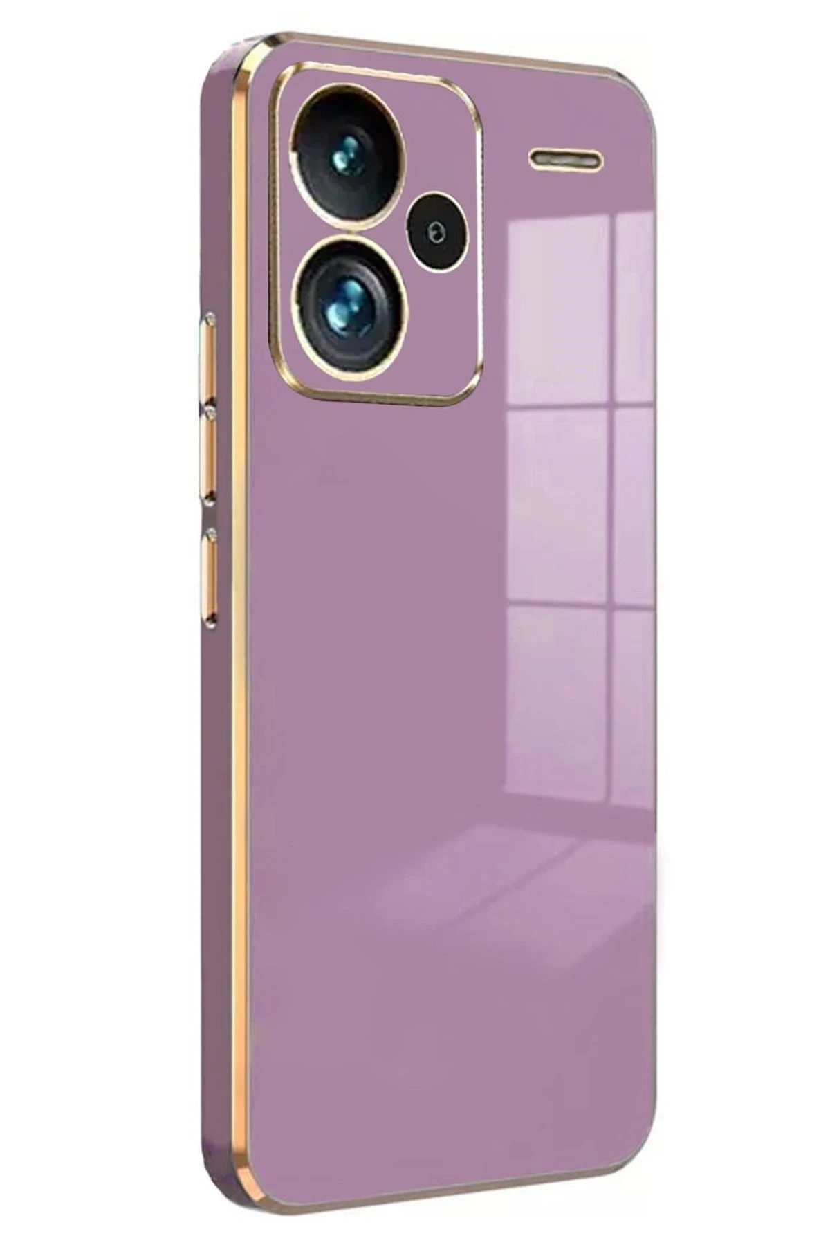 Newface Xiaomi Redmi Note 13 Pro Plus Kılıf Volet Silikon - Mor