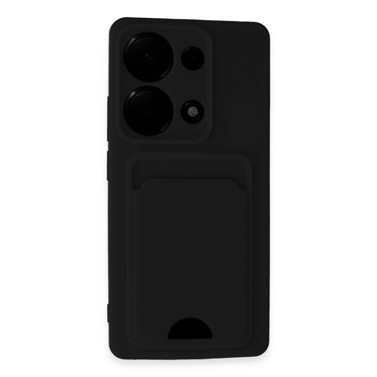 Newface Xiaomi Redmi Note 13 Pro 4G Kılıf Kelvin Kartvizitli Silikon - Siyah — görsel 5