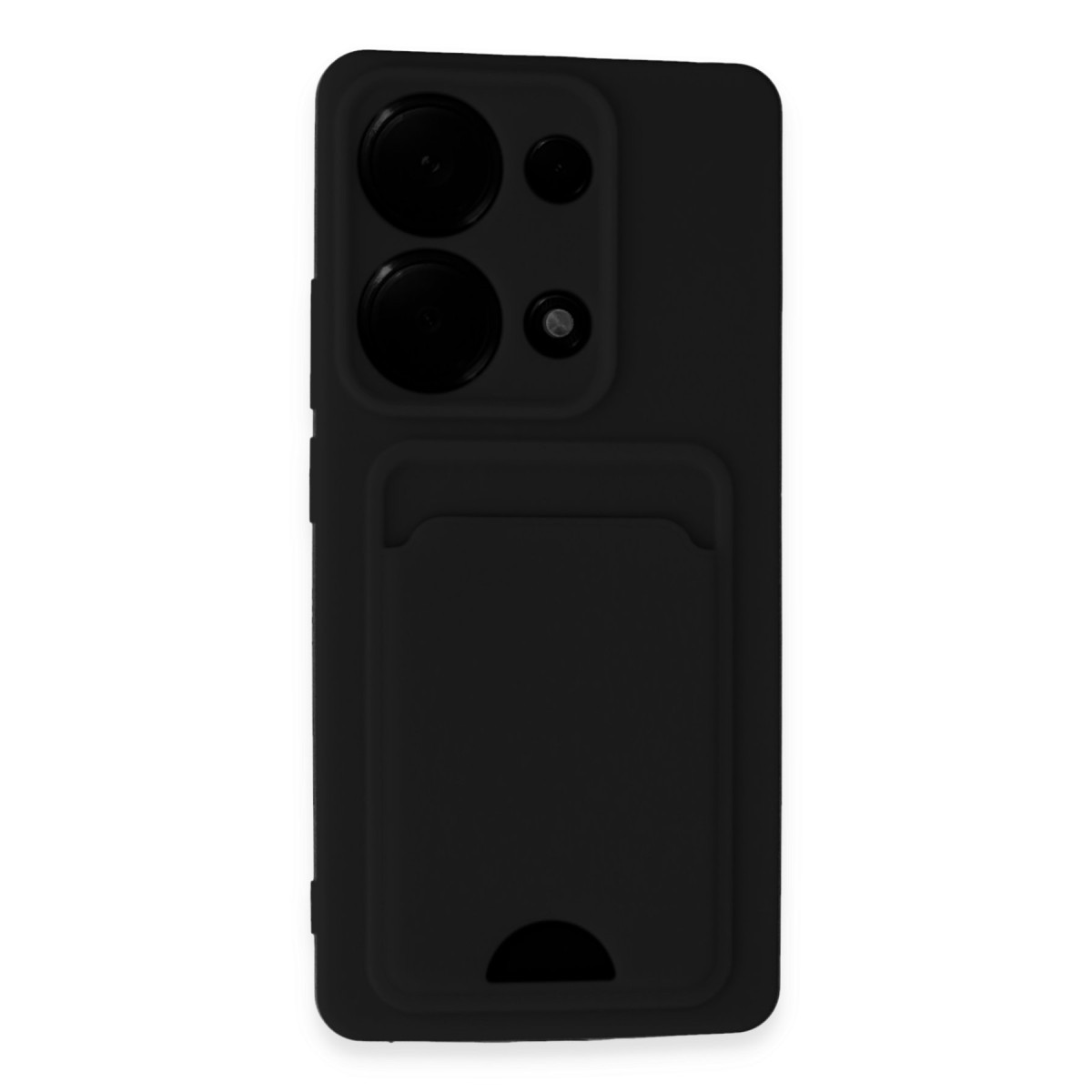 Newface Xiaomi Redmi Note 13 Pro 4G Kılıf Kelvin Kartvizitli Silikon - Siyah — görsel 9
