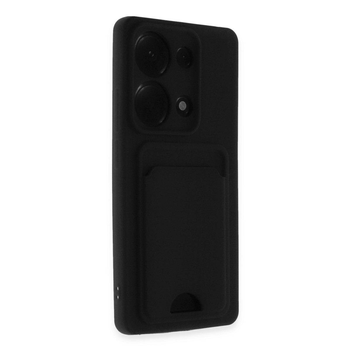 Newface Xiaomi Redmi Note 13 Pro 4G Kılıf Kelvin Kartvizitli Silikon - Siyah — görsel 10