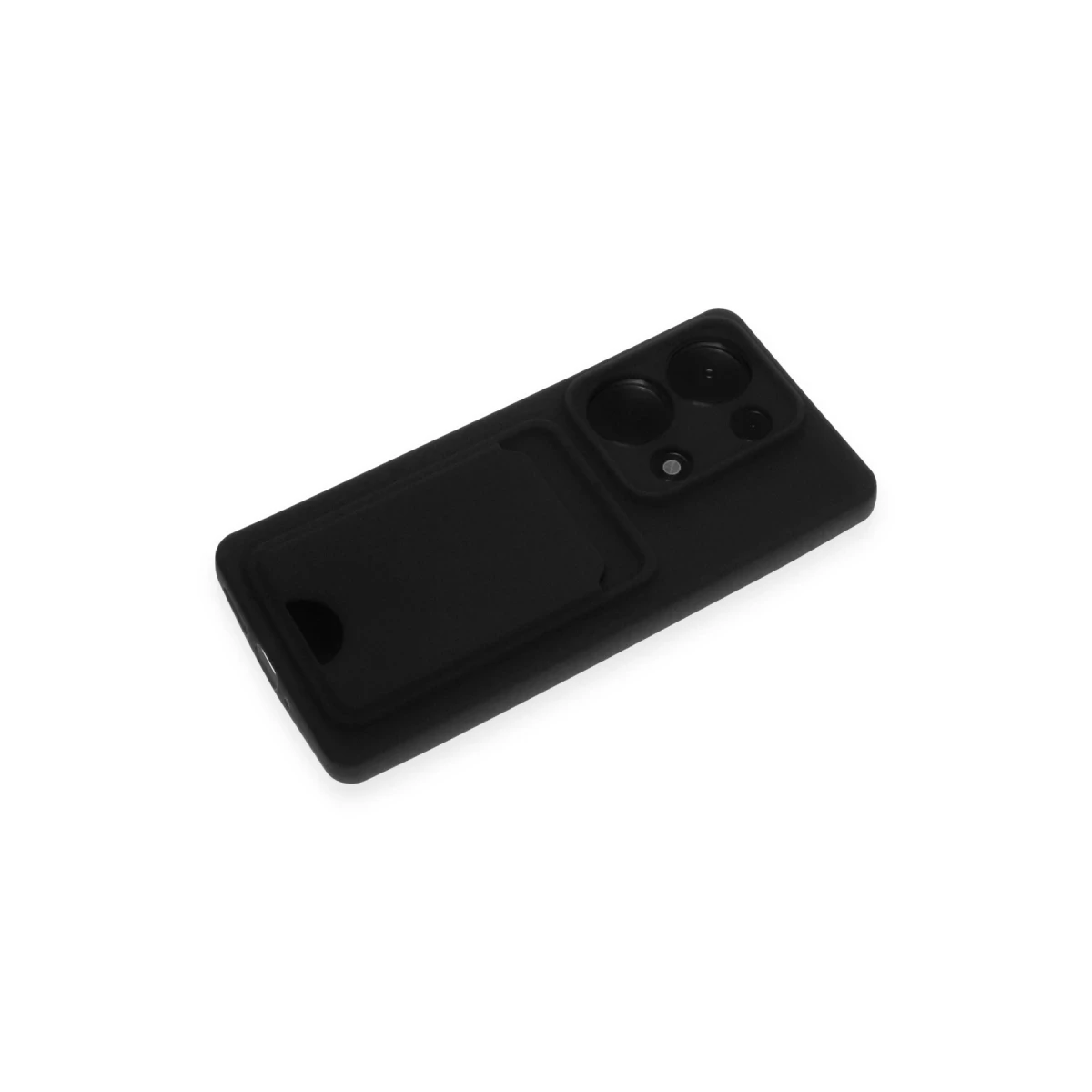 Newface Xiaomi Redmi Note 13 Pro 4G Kılıf Kelvin Kartvizitli Silikon - Siyah — görsel 8