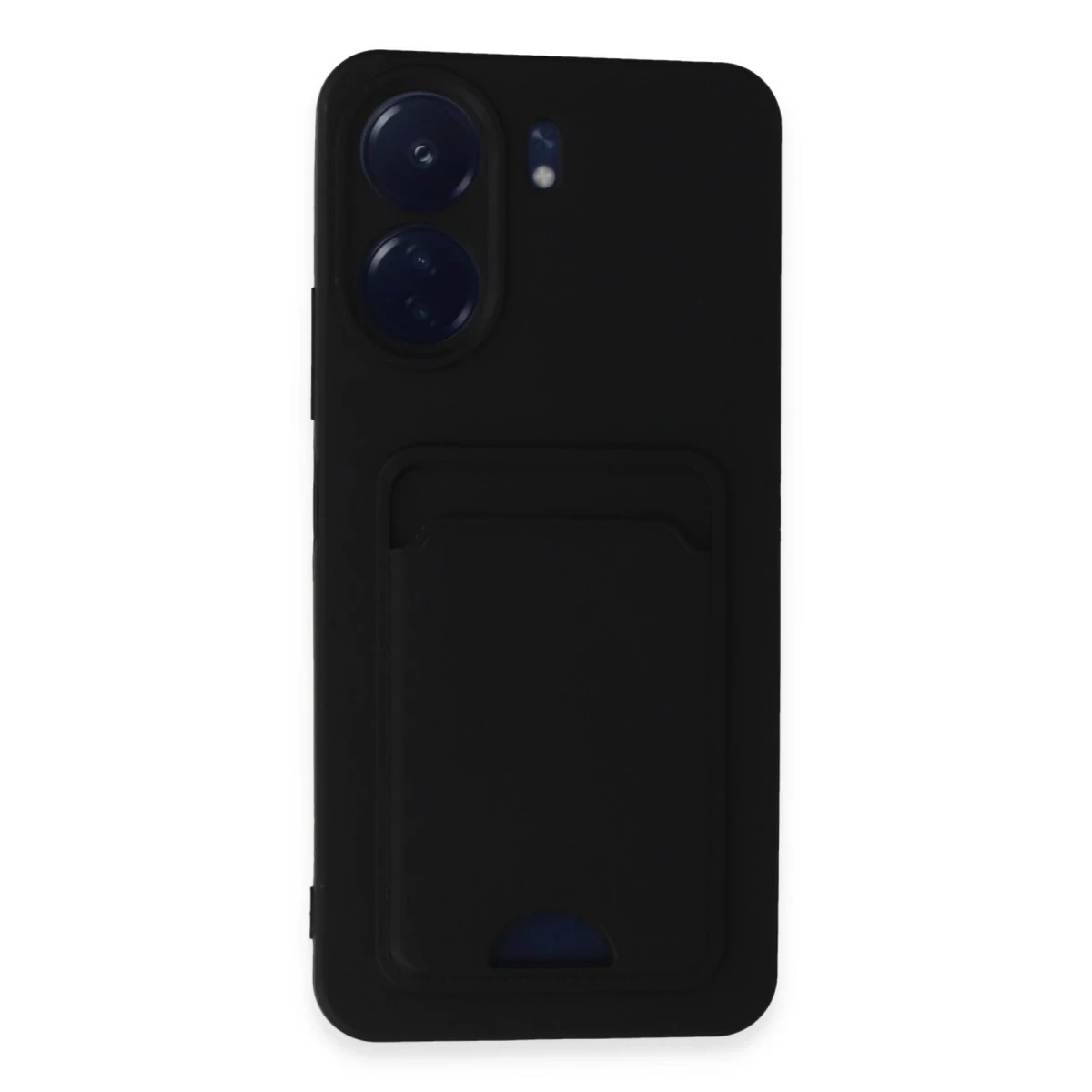 Newface Xiaomi Redmi 13C Kılıf Kelvin Kartvizitli Silikon - Siyah — görsel 5