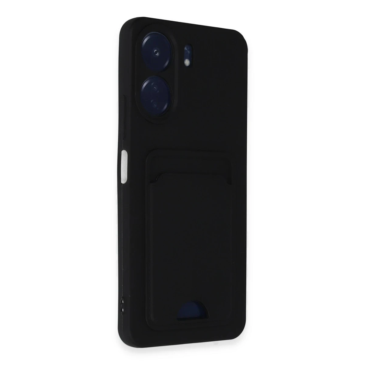 Newface Xiaomi Redmi 13C Kılıf Kelvin Kartvizitli Silikon - Siyah — görsel 6