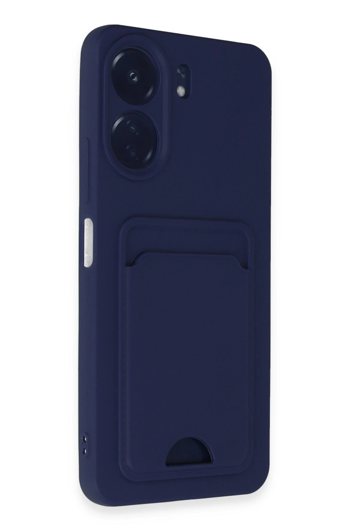 Newface Xiaomi Redmi 13C Kılıf Kelvin Kartvizitli Silikon - Lacivert