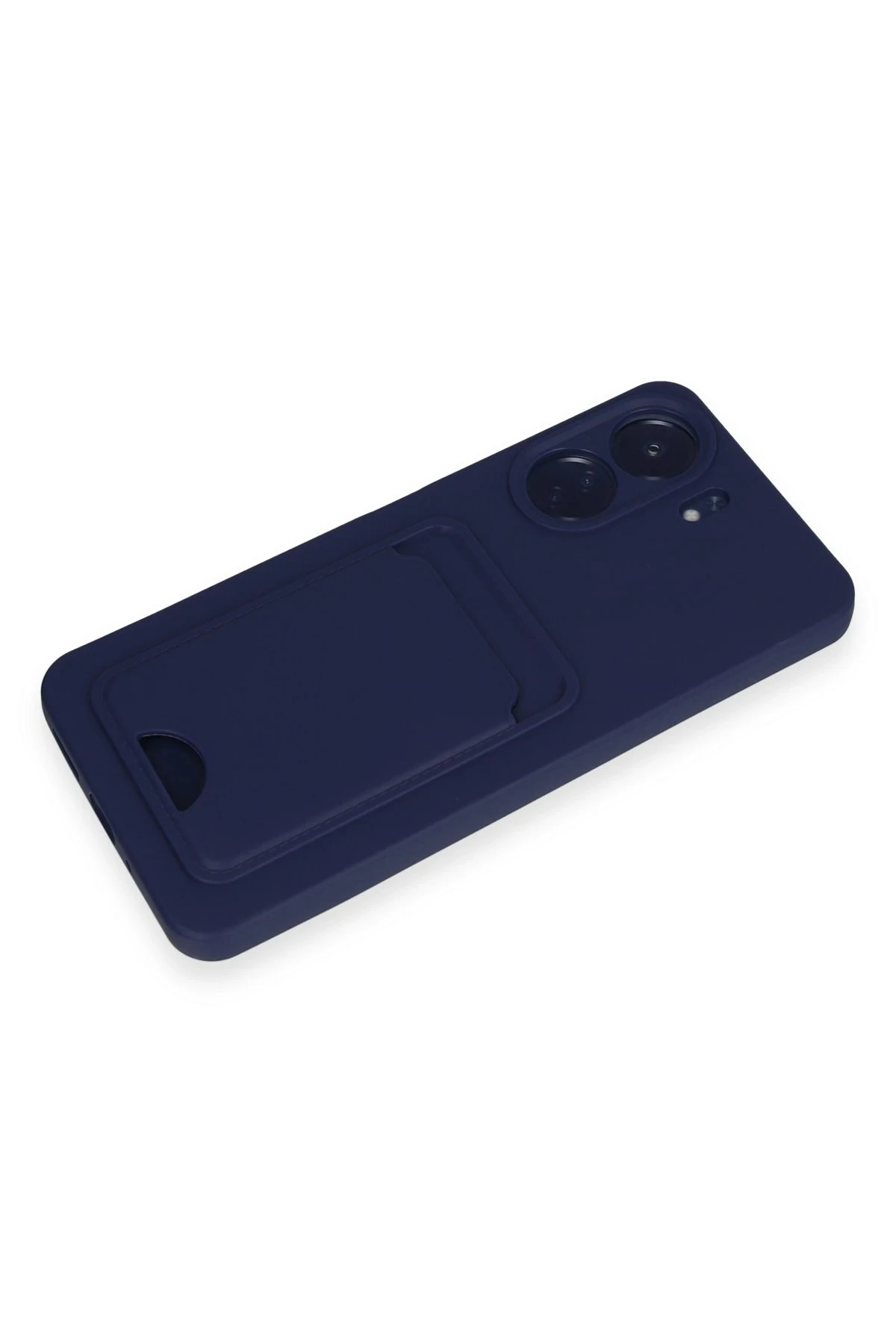 Newface Xiaomi Redmi 13C Kılıf Kelvin Kartvizitli Silikon - Lacivert