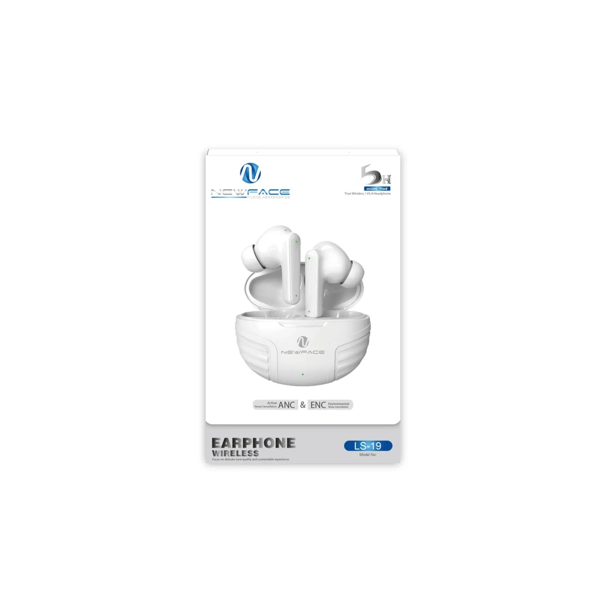 Newface LS-19 Aktif Gürültü Engelleyici Özellikli Bluetooth 5.4 Kablosuz Airpods Kulaklık - Siyah — görsel 4
