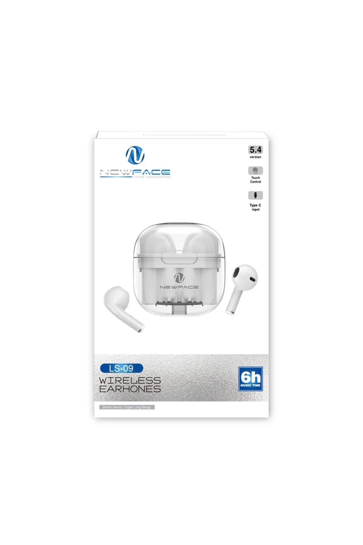 Newface LS-09 Bluetooth 5.3 TWS Kablosuz Airpods Kulaklık - Siyah — görsel 3