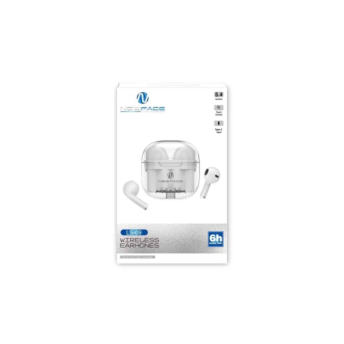 Newface LS-09 Bluetooth 5.3 TWS Kablosuz Airpods Kulaklık - Siyah — görsel 6